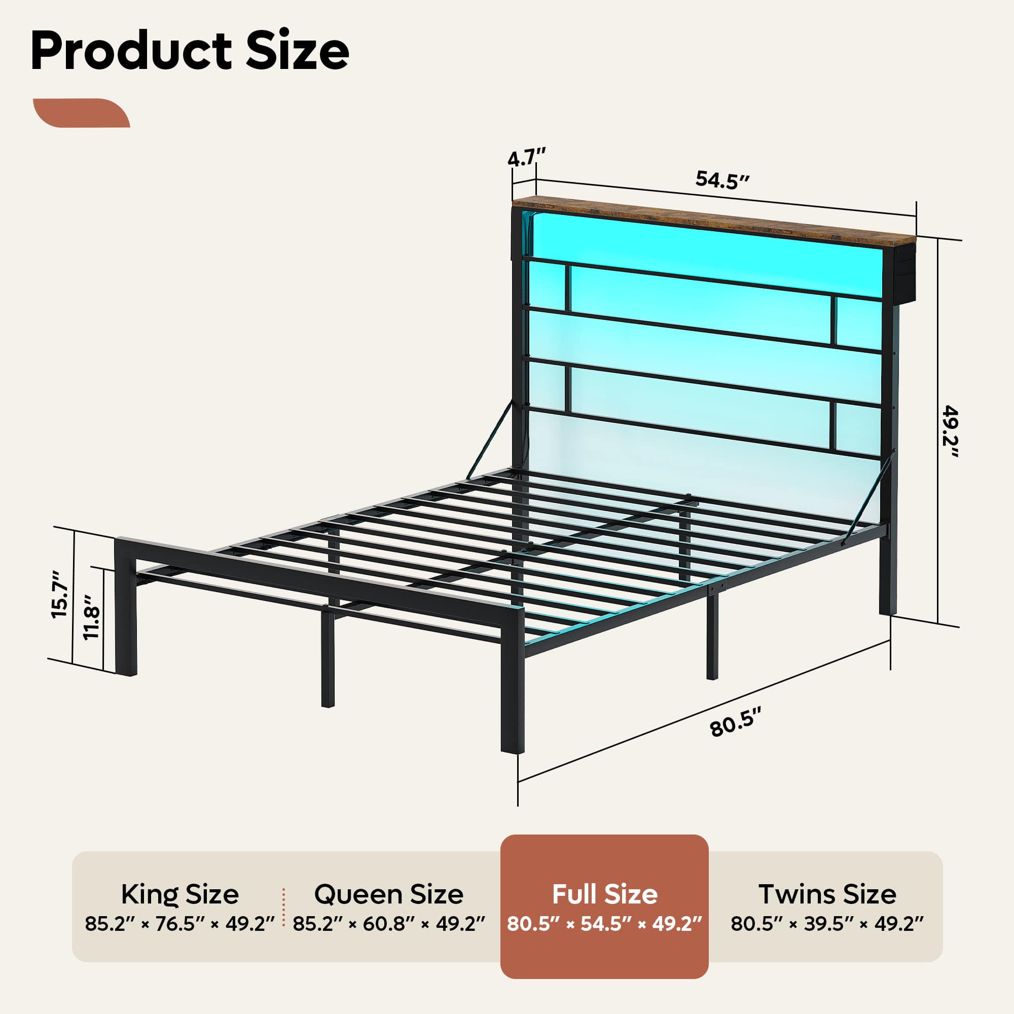 Bestier LOW-B700837S-XZBK beds - View #5
