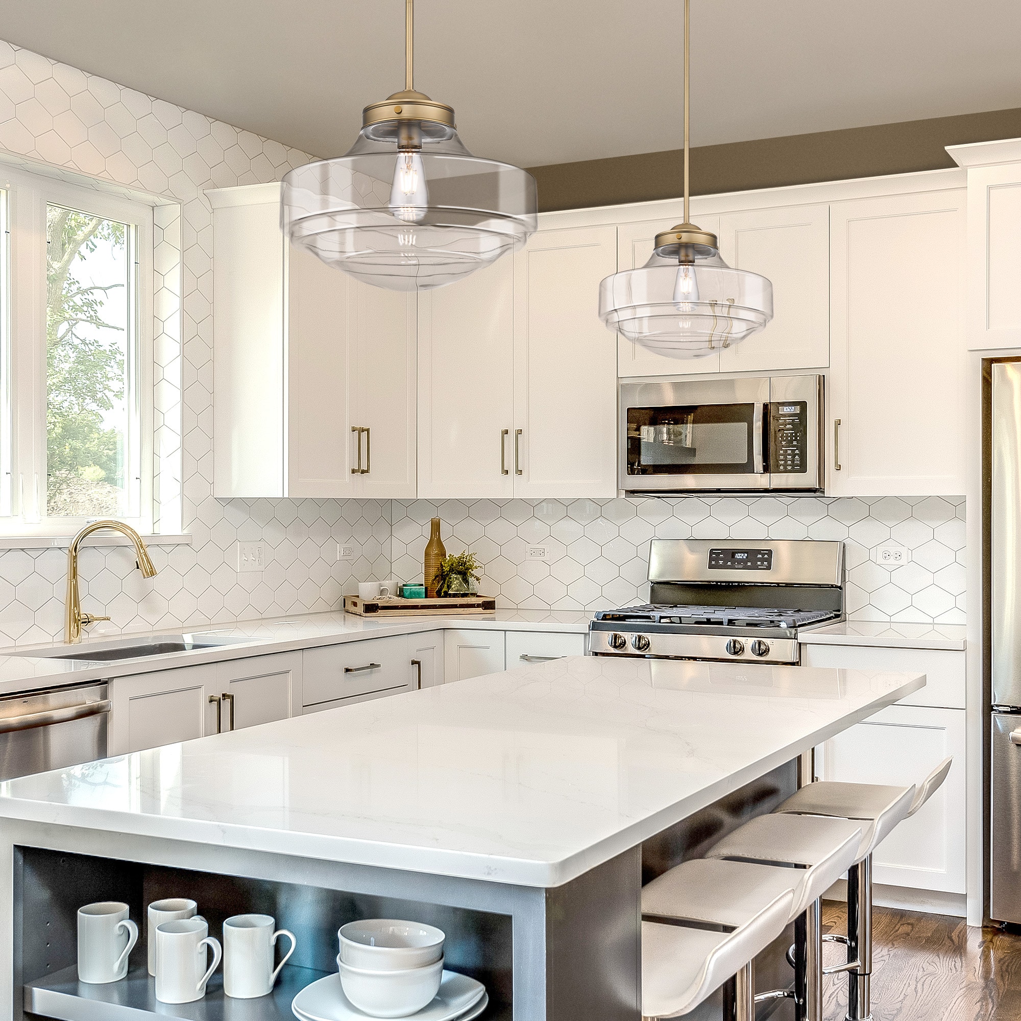 Golden Lighting 0508-L MBS-CLR Pendant-Lights - View #6
