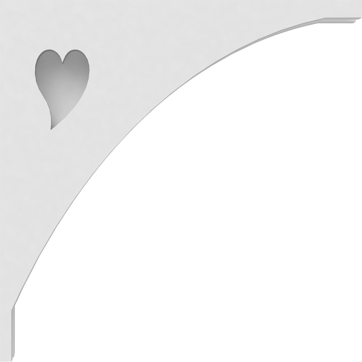 Ekena Millwork CORP01X10X10WN corbels - View #3