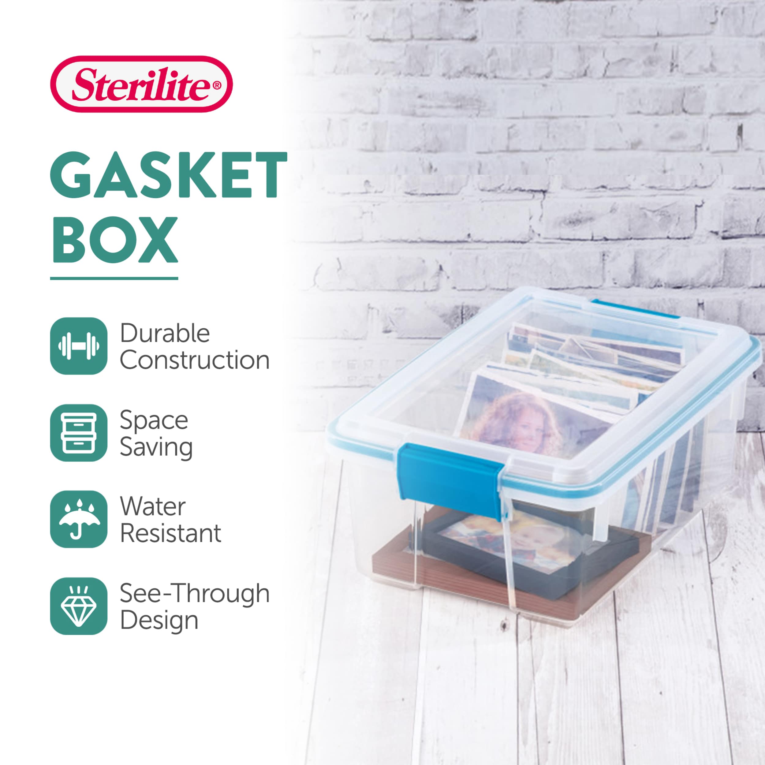 Sterilite 266734 Plastic-Storage-Totes - View #2
