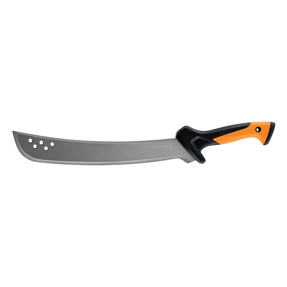 Crude 10 Inch Carbon Steel Outdoor Brush Clearing Machete Knife