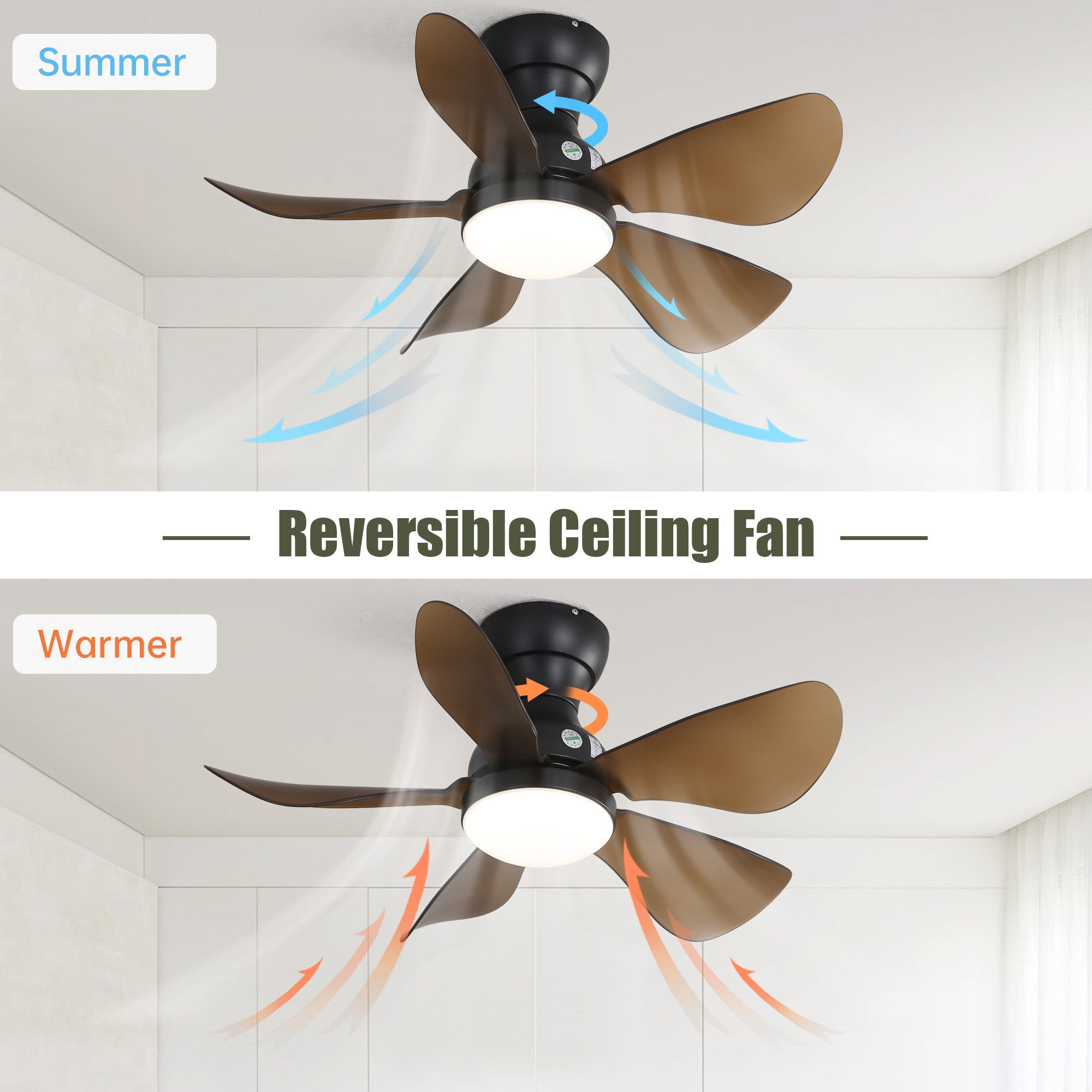 Bybafun YD1300062 Ceiling-Fans - View #2