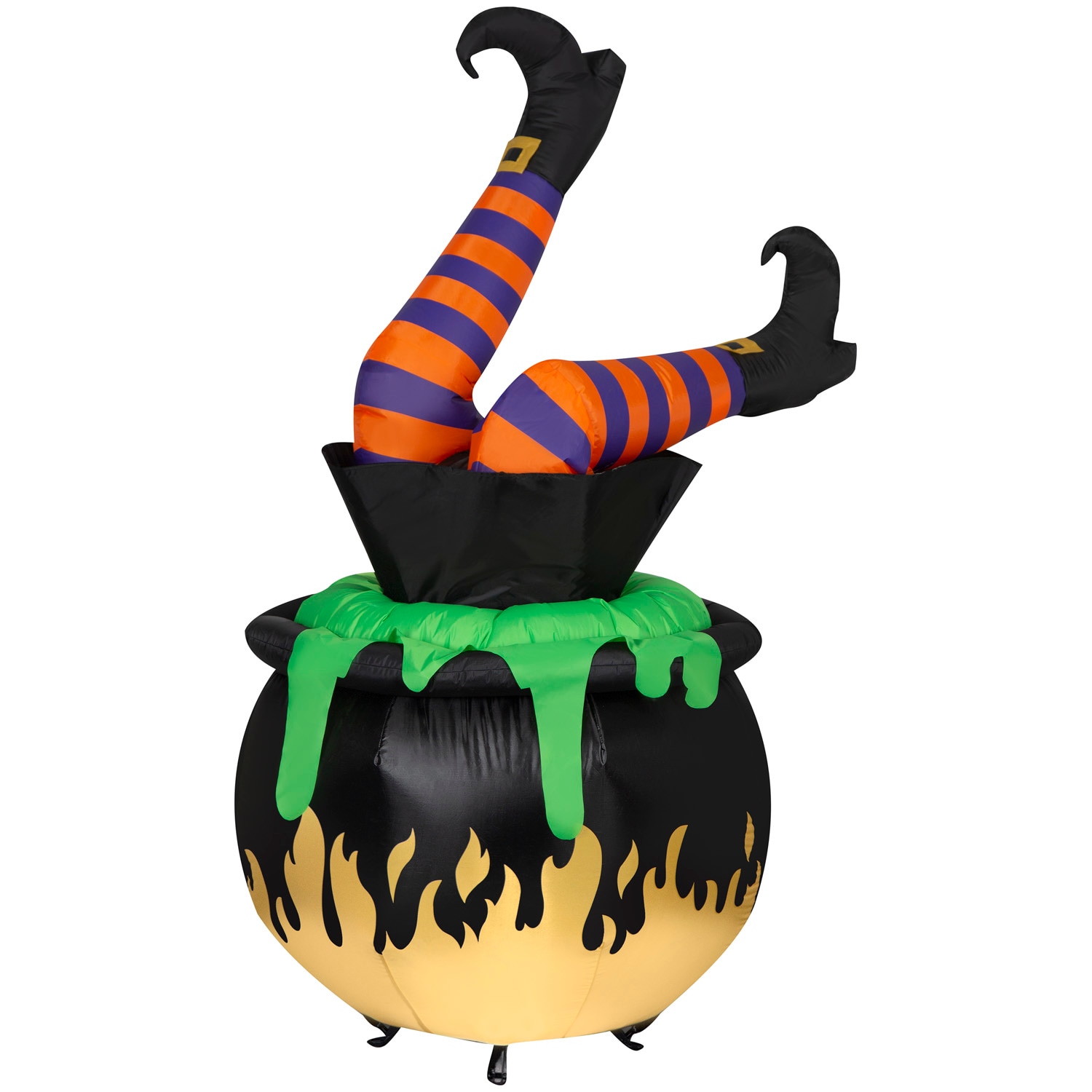 Gemmy G-551052 6-ft Yard stake Lighted Witch Inflatable