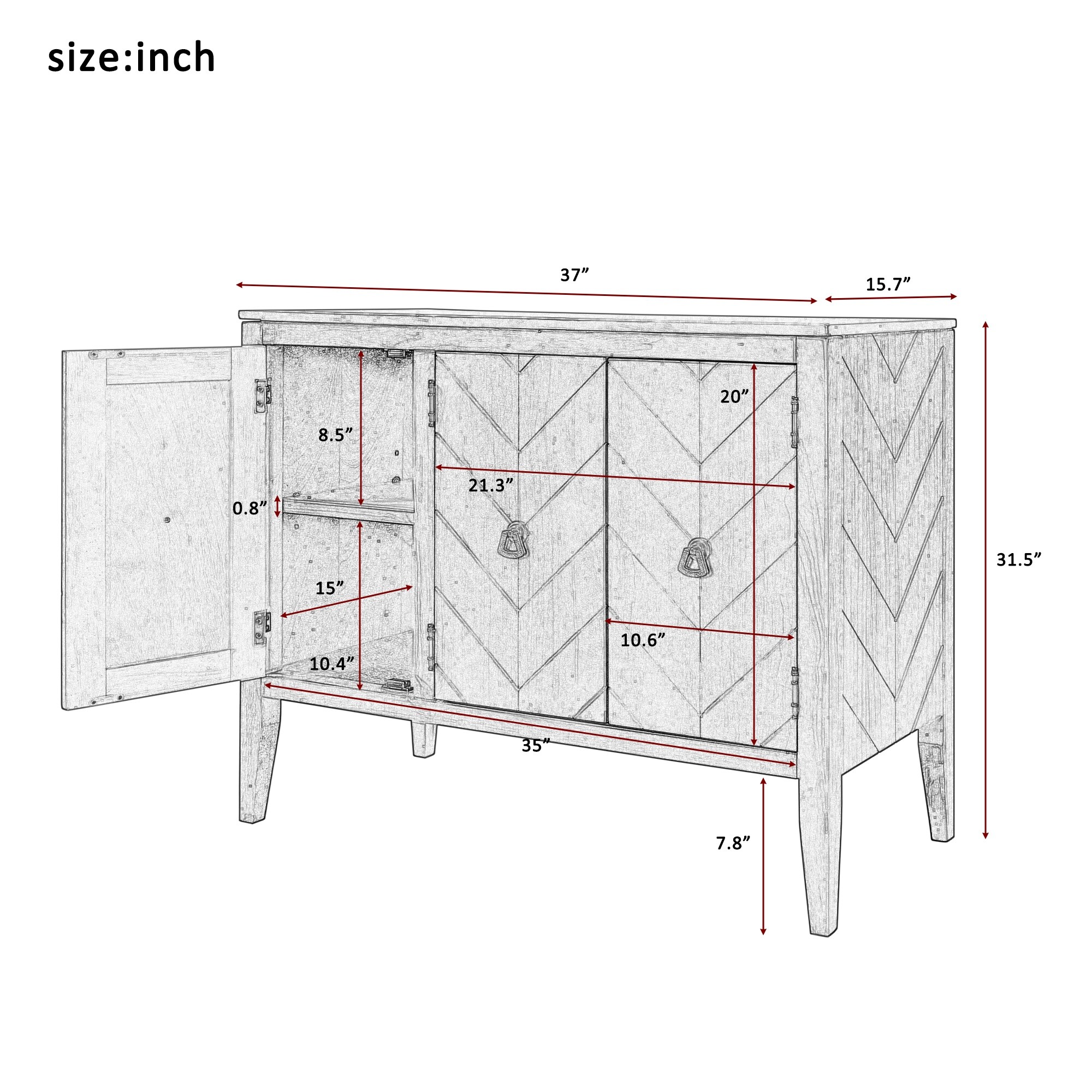 Dexmalle N711P261460E Dining-Kitchen-Storarge - View #3