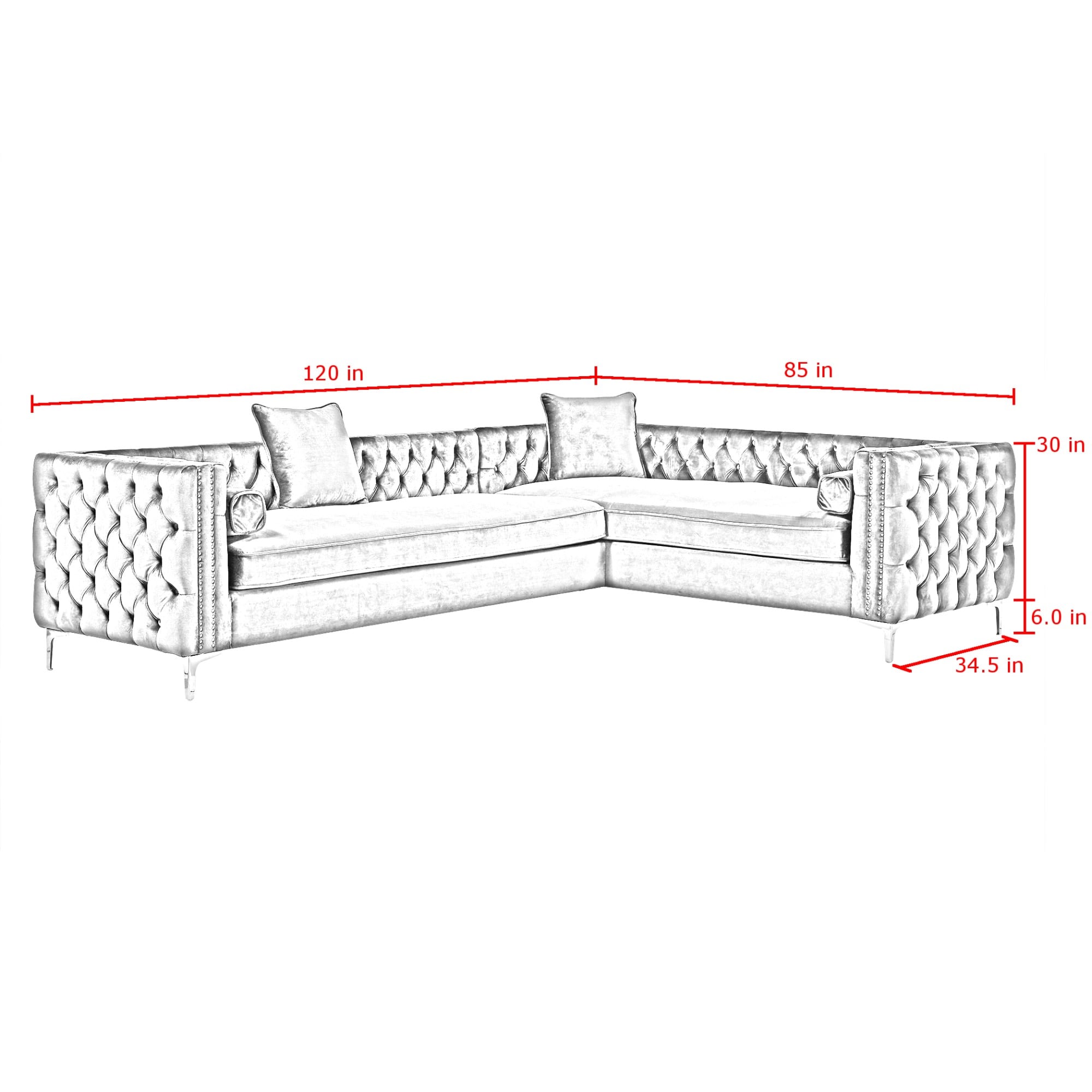 Inspired Home CR01-02HG-LS Sofas-Loveseats - View #8