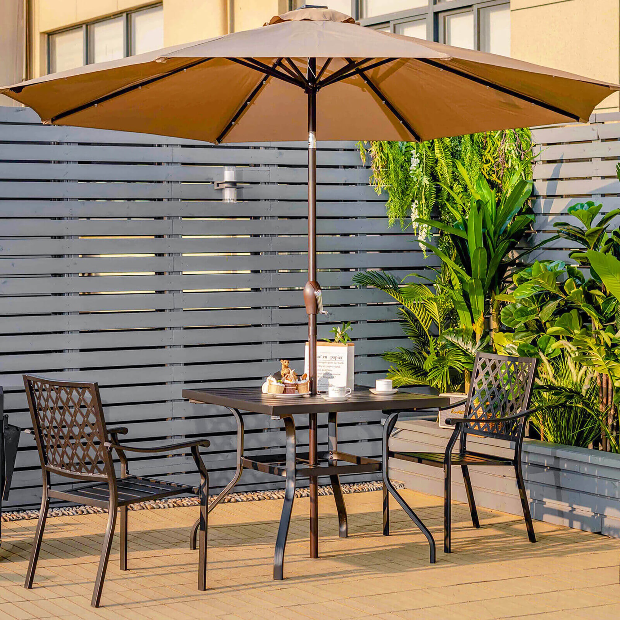 Forclover ALW45-25BR Patio-Tables - View #6