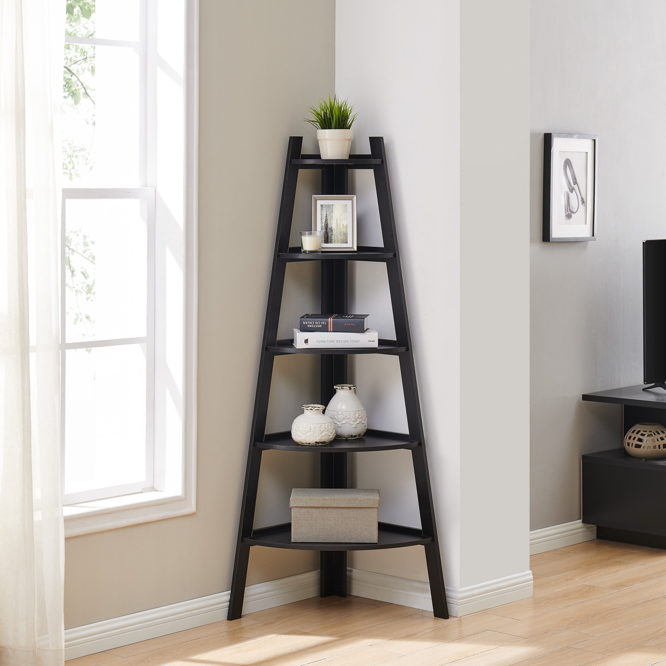 Danya B. BQ0279BK Free-Standing-Shelving - View #6
