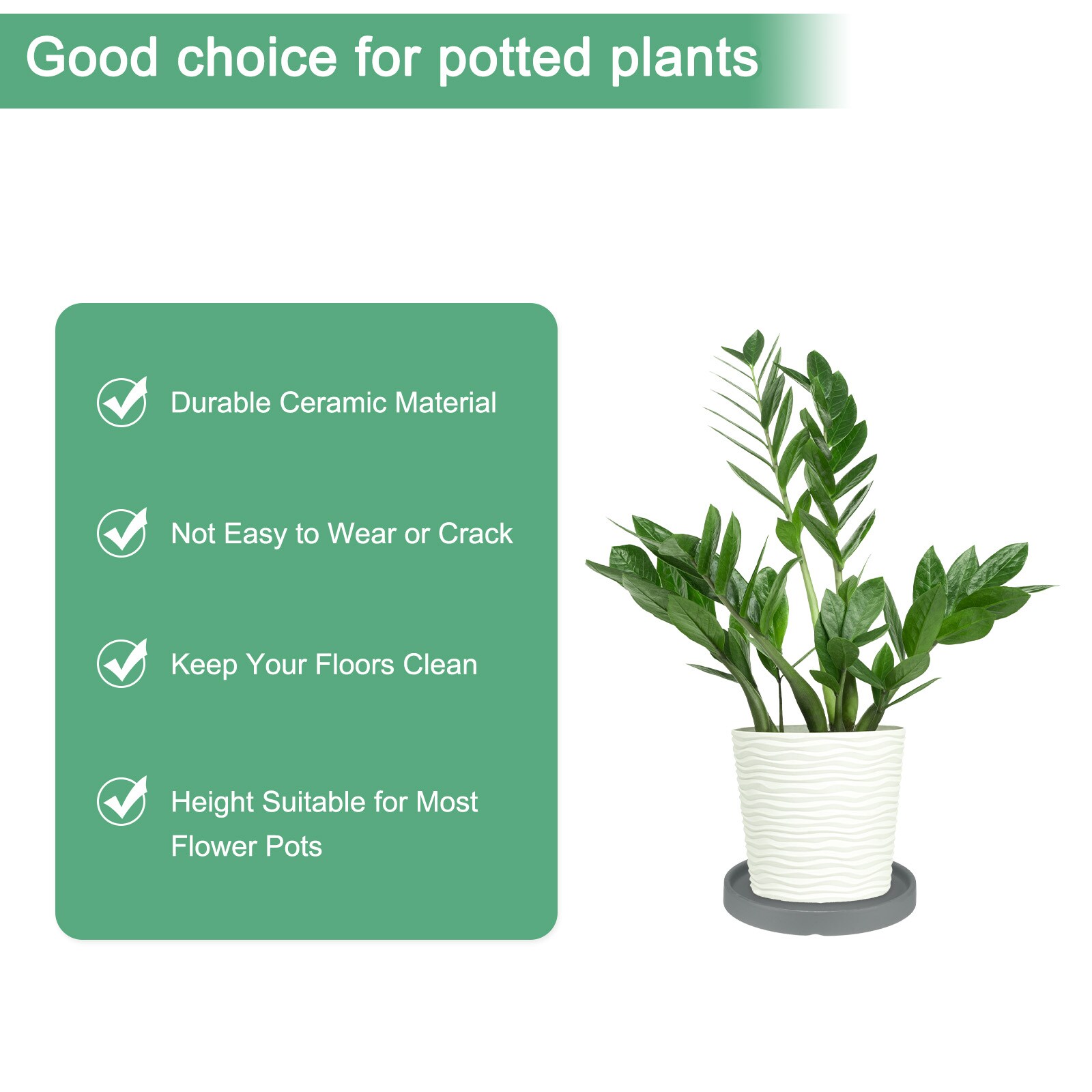 Unique Bargains S26081901UX1803 Plant-Saucers - View #3
