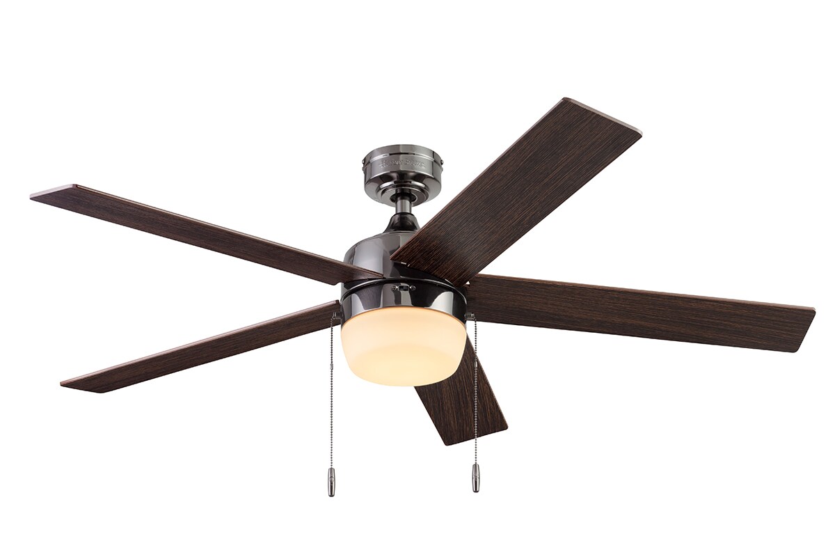 Harbor Breeze Newbern 52-in Gun Metal Indoor Ceiling Fan (5-Blade) in ...