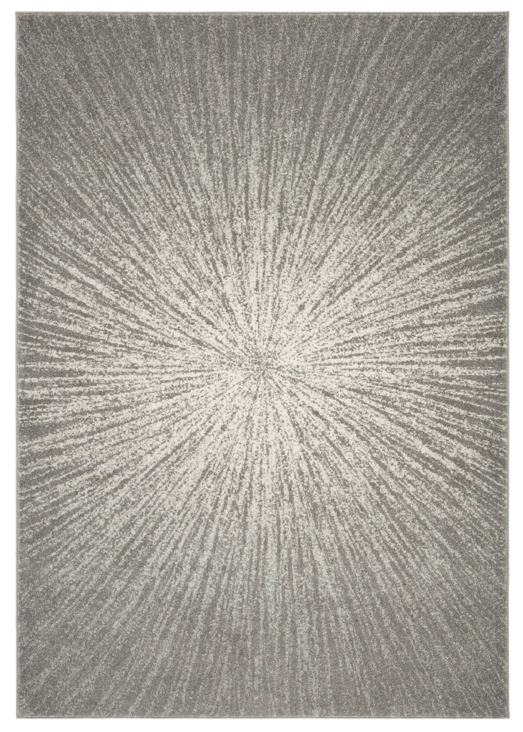 Safavieh EVK228H-6 Evoke Jude 7 x 9 (ft) Loomed Synthetic Dark Gray/Ivory Rectangular Indoor Abstract Bohemian/Eclectic Area rug
