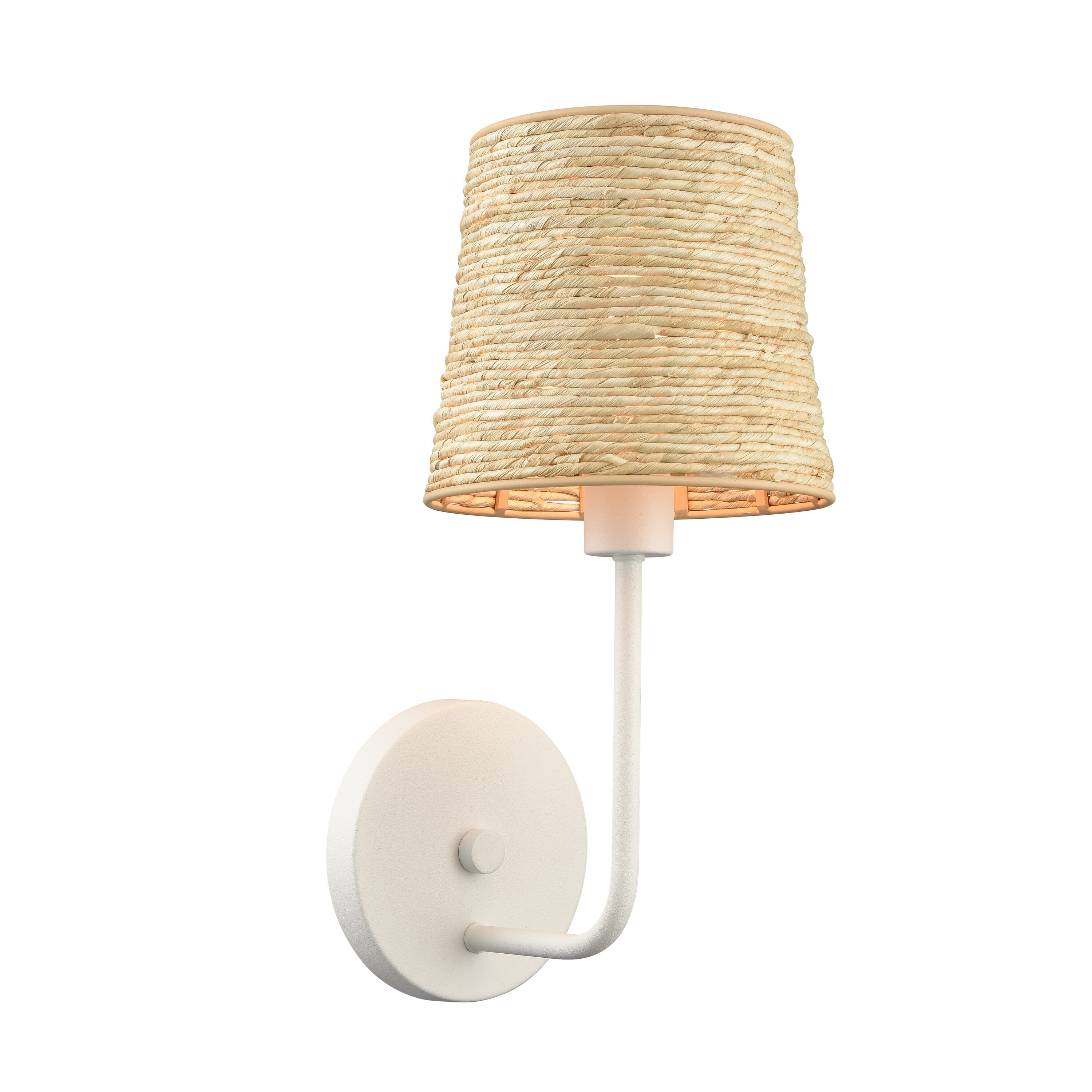 Westmore by ELK Lighting LW-202302010027 Beverley 7-in W 1 -Light Multiple finishes White Transitional Wall Sconce