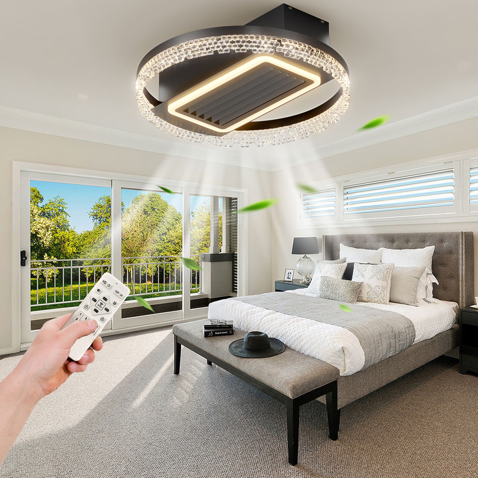 SINOFURN SYD120002BK Ceiling-Fans - View #2