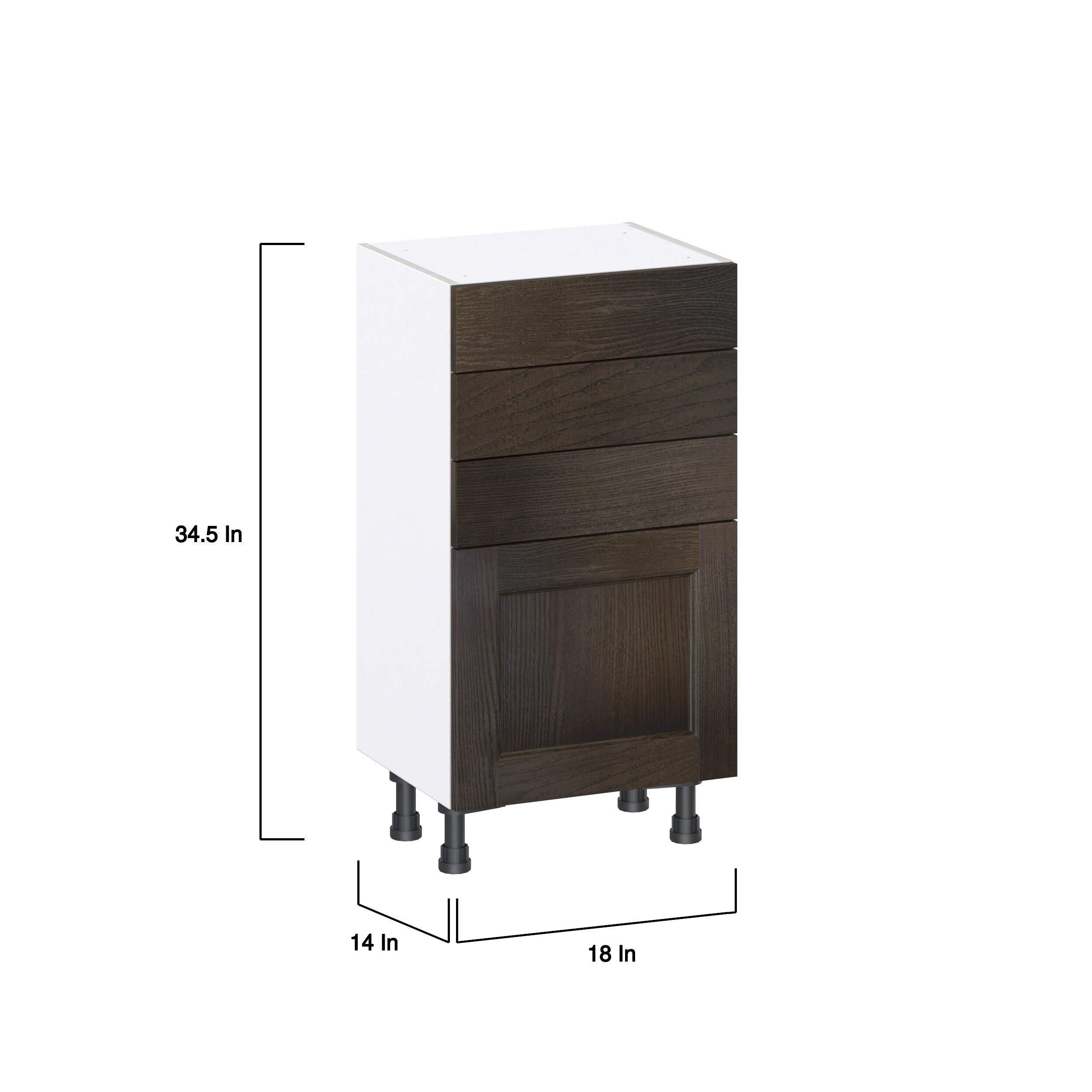 Hugo&Borg DSB1814C(L/R)-MO Cabinets-Kitchen - View #4