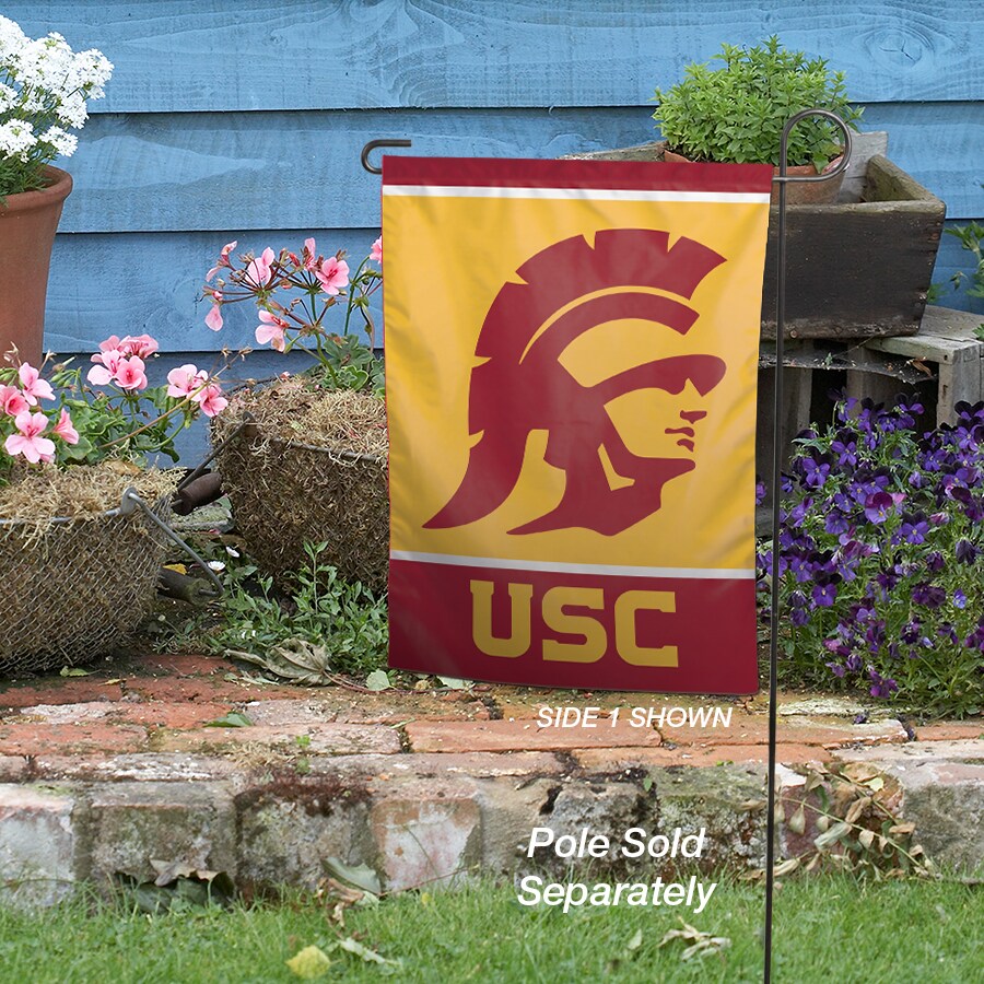 WinCraft Sports 1-ft W x 1.5-ft H USC Trojans Garden Flag at Lowes.com
