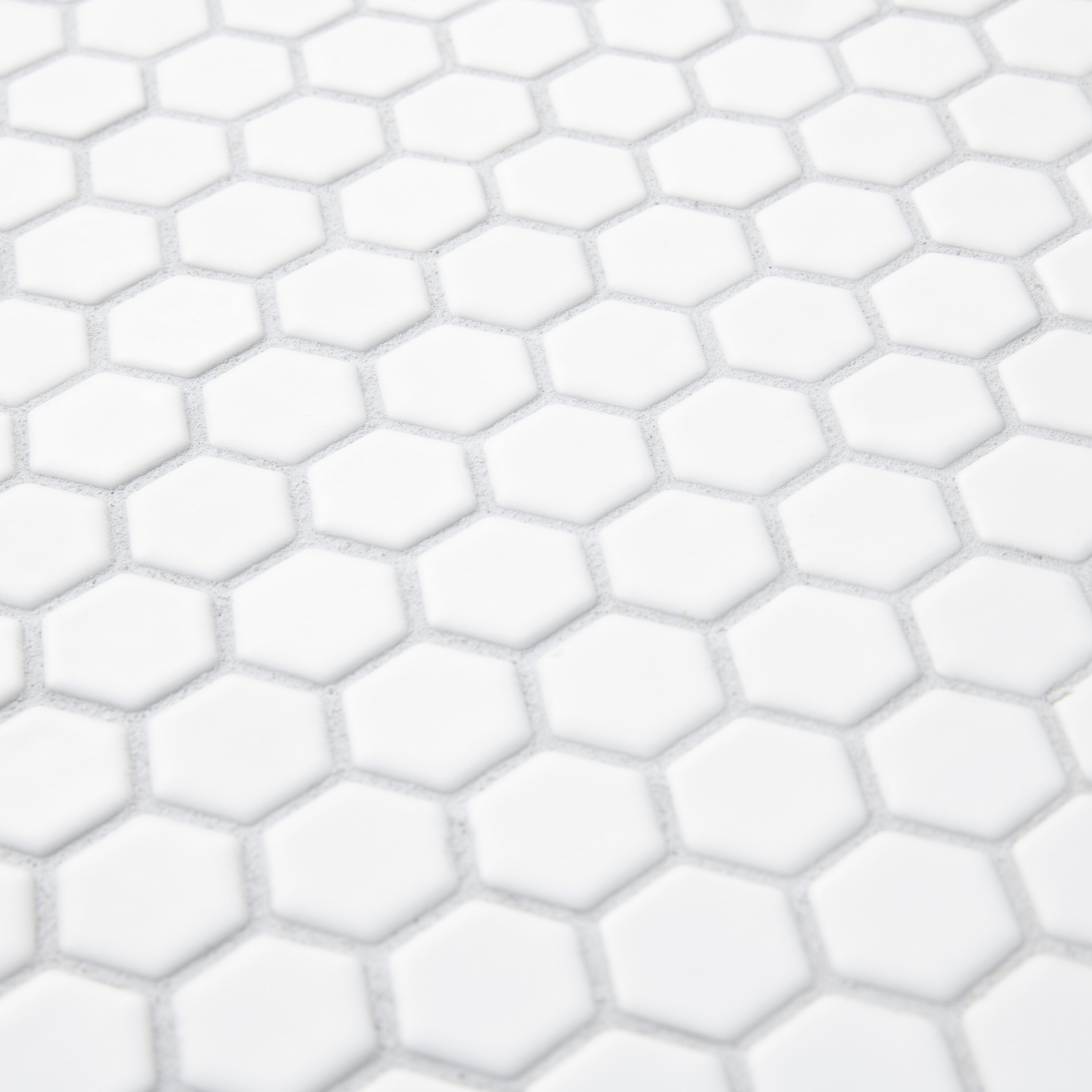 Affinity Tile Colmena Hex 5-Pack Matte White 12-in x 12-in Matte 