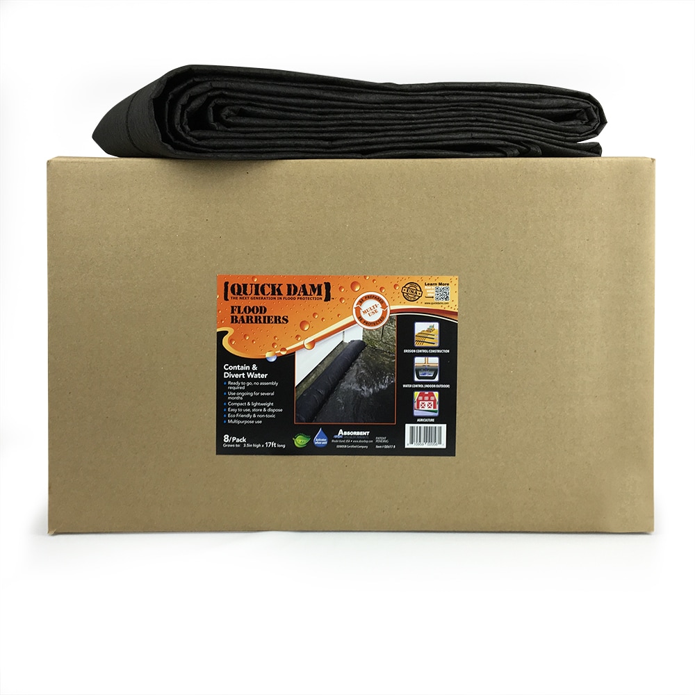 Quick Dam 12-Pack Water Activated Flood Barrier in the Flood Bags  department at