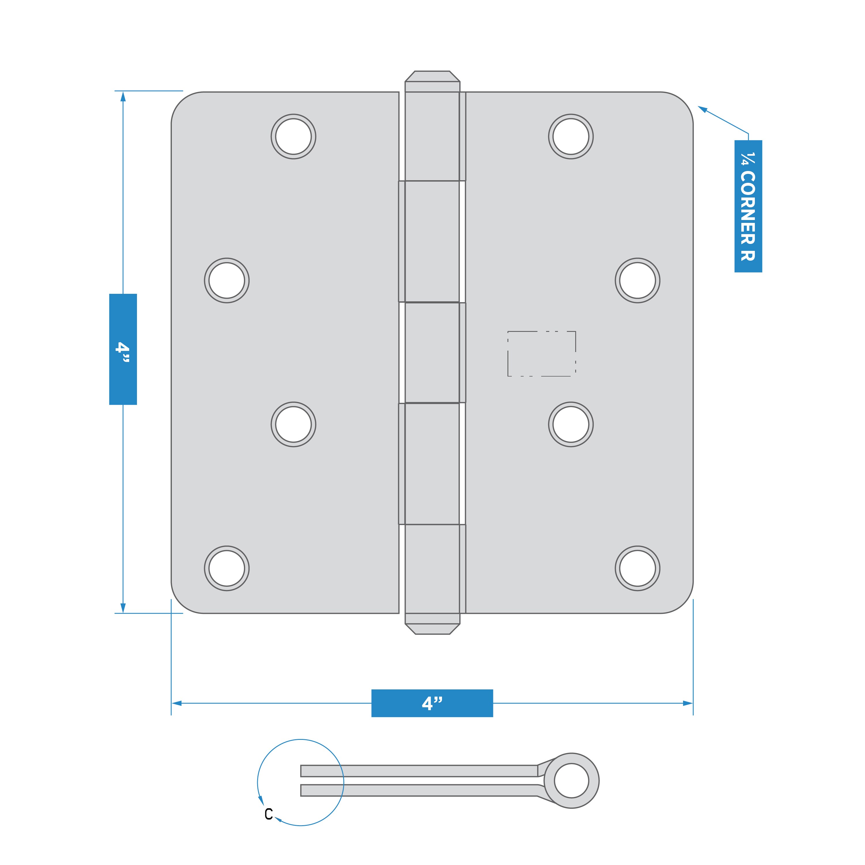 RELIABILT S841-544 Entry-Door-Hinges - View #11