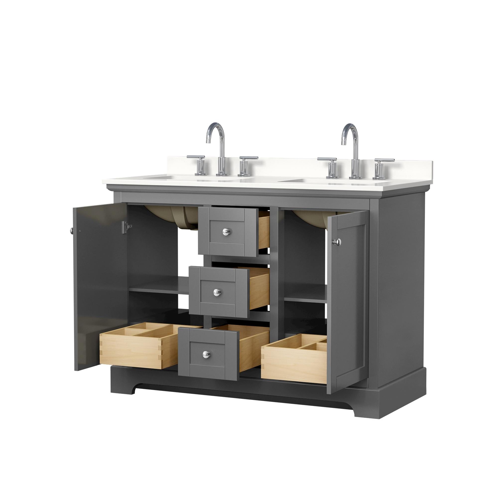 Wyndham Collection WCV232348DKGWQUS3MXX Bath-Vanity-Combo - View #3