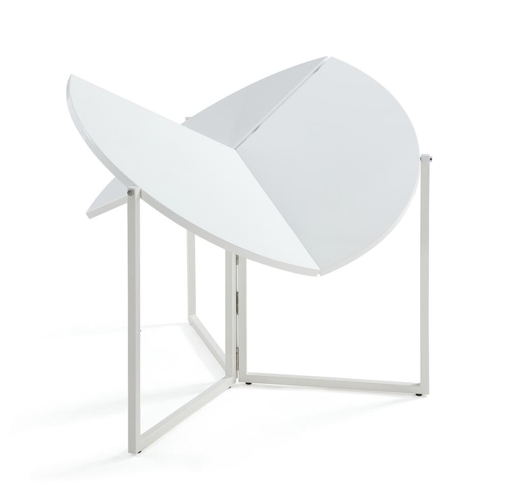 Chintaly Imports 8389-DT-FLD-WHT Dining-Tables - View #5