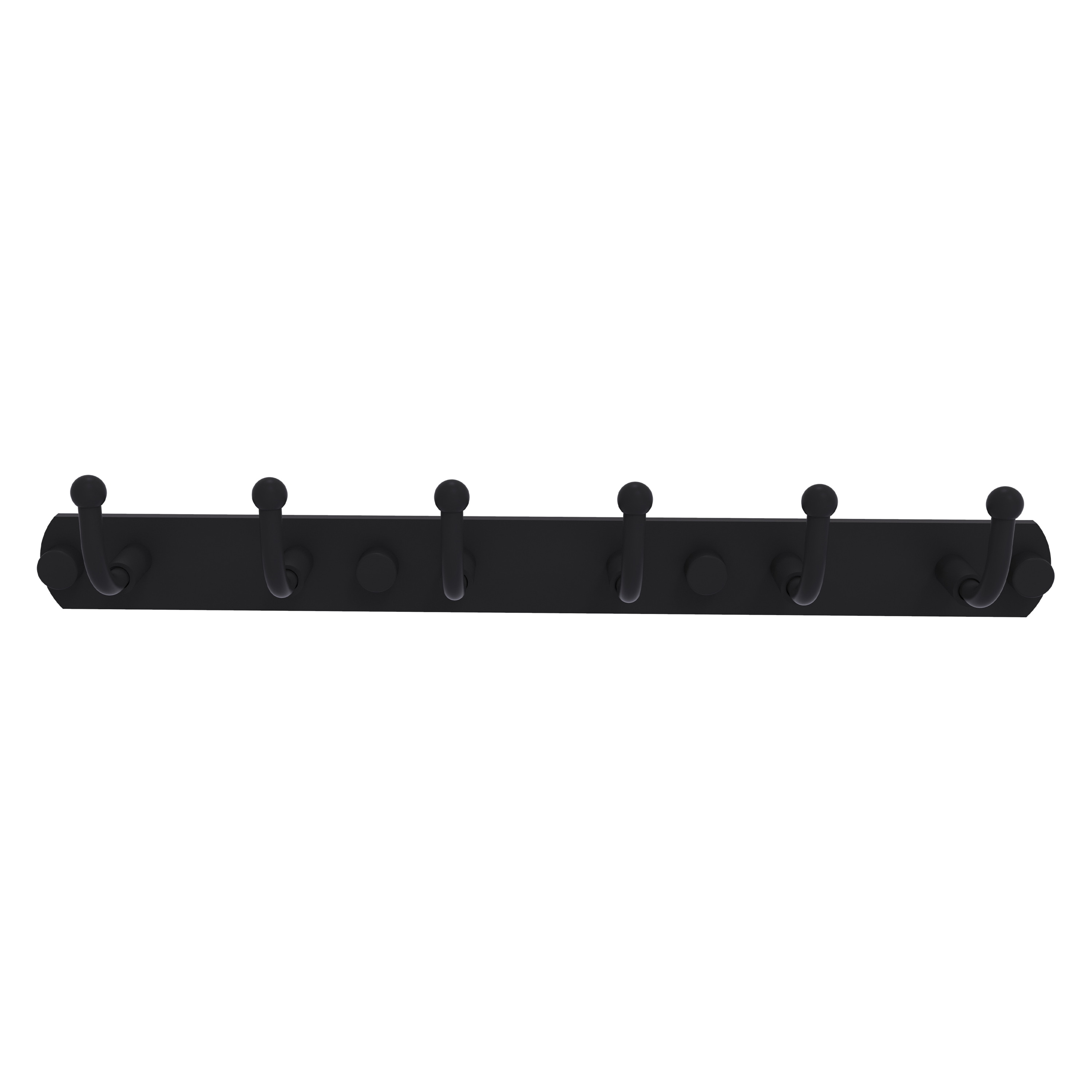 Allied Brass 1020-6-BKM Robe-Hooks - View #4