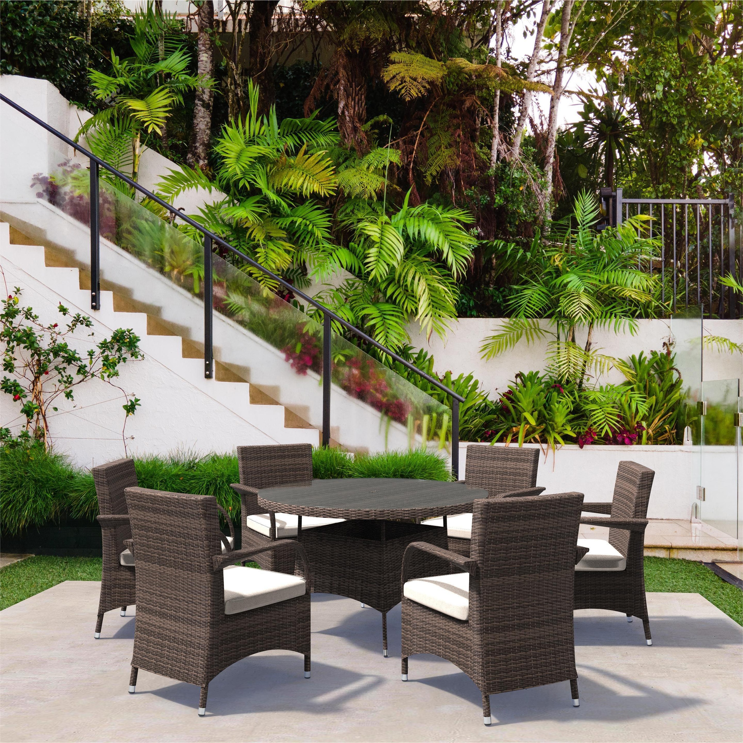 Moda Furnishings CMAD-1122-BR Patio-Dining-Sets - View #13