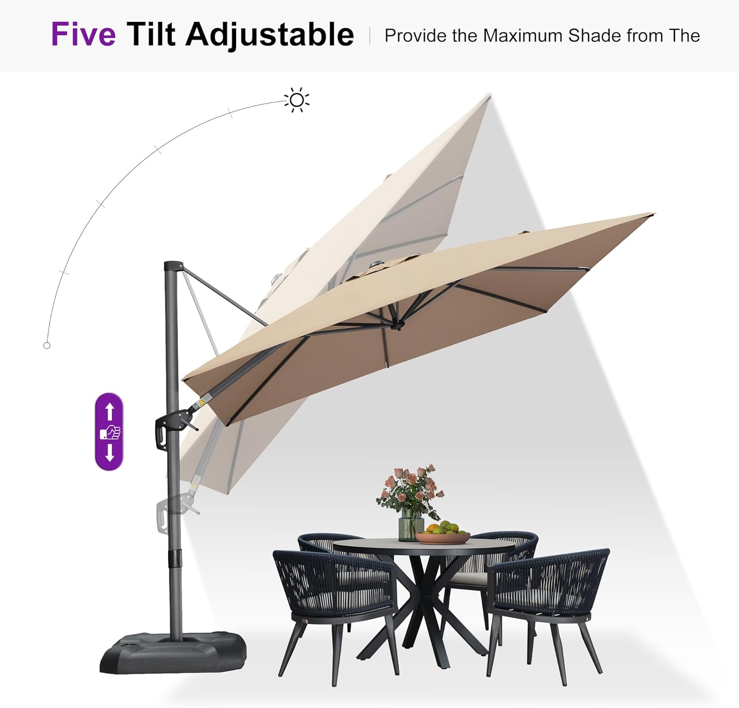 PURPLE LEAF LS04XHS09-TPWB Umbrellas-2 - View #7