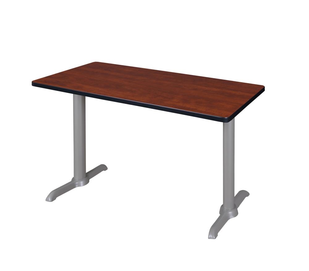 Regency MVTRCT4224CHGY Training Red 4-Person Training Table (42-in W x 29-in H)