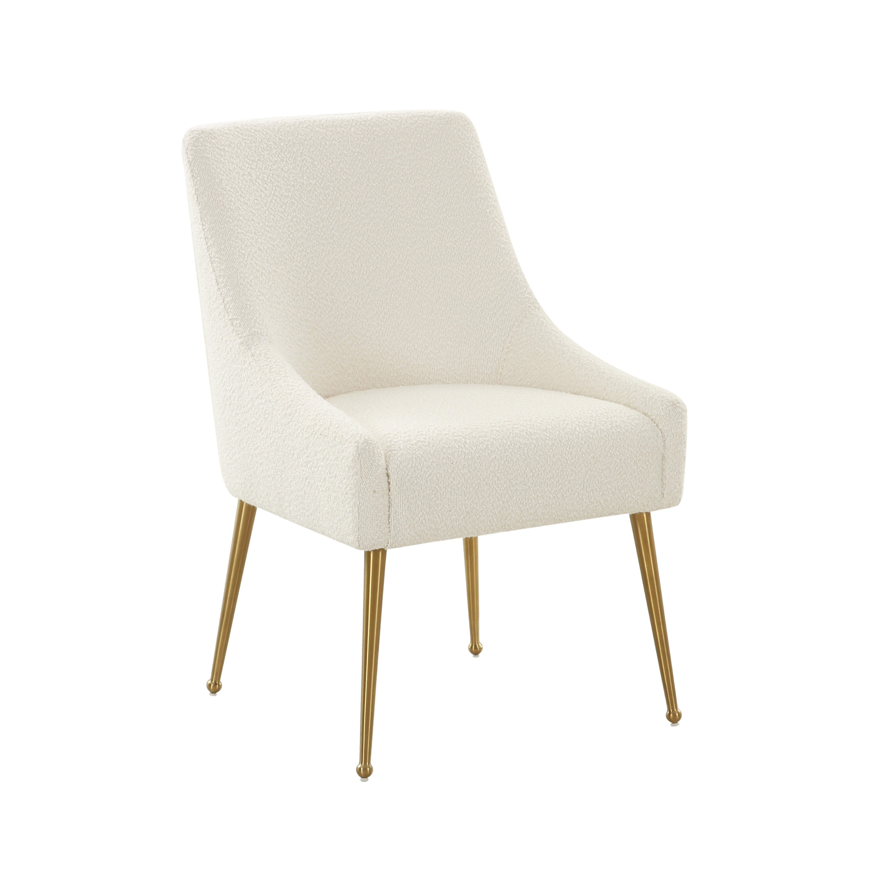 TOV Furniture TOV-D68722 Beatrix Boucle Upholstered Dining Side Chair (Wood Frame)