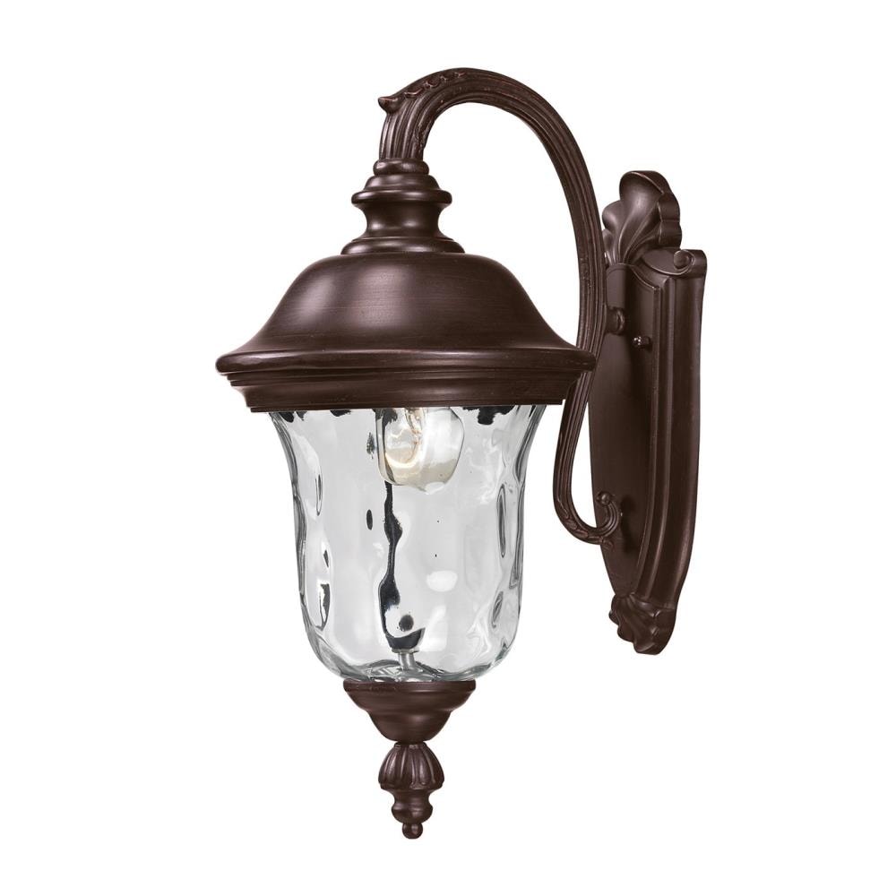 Z-Lite 534S-RBRZ Armstrong 1 -Light 15.75-in H Bronze Hardwired Outdoor Wall Light