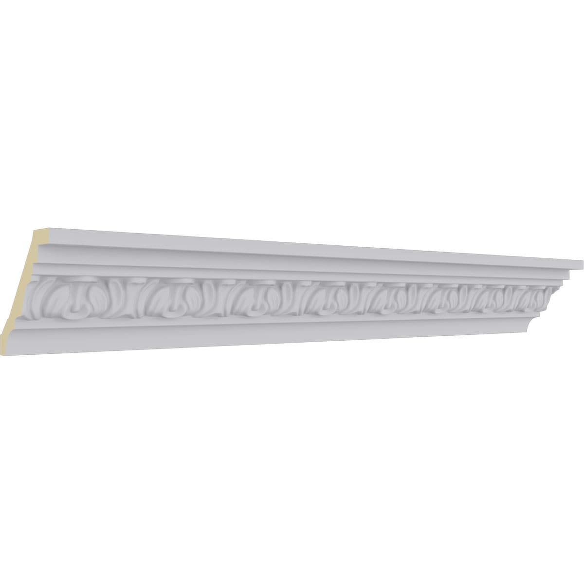 Primed White Polyurethane Crown Moulding 94.5 inches