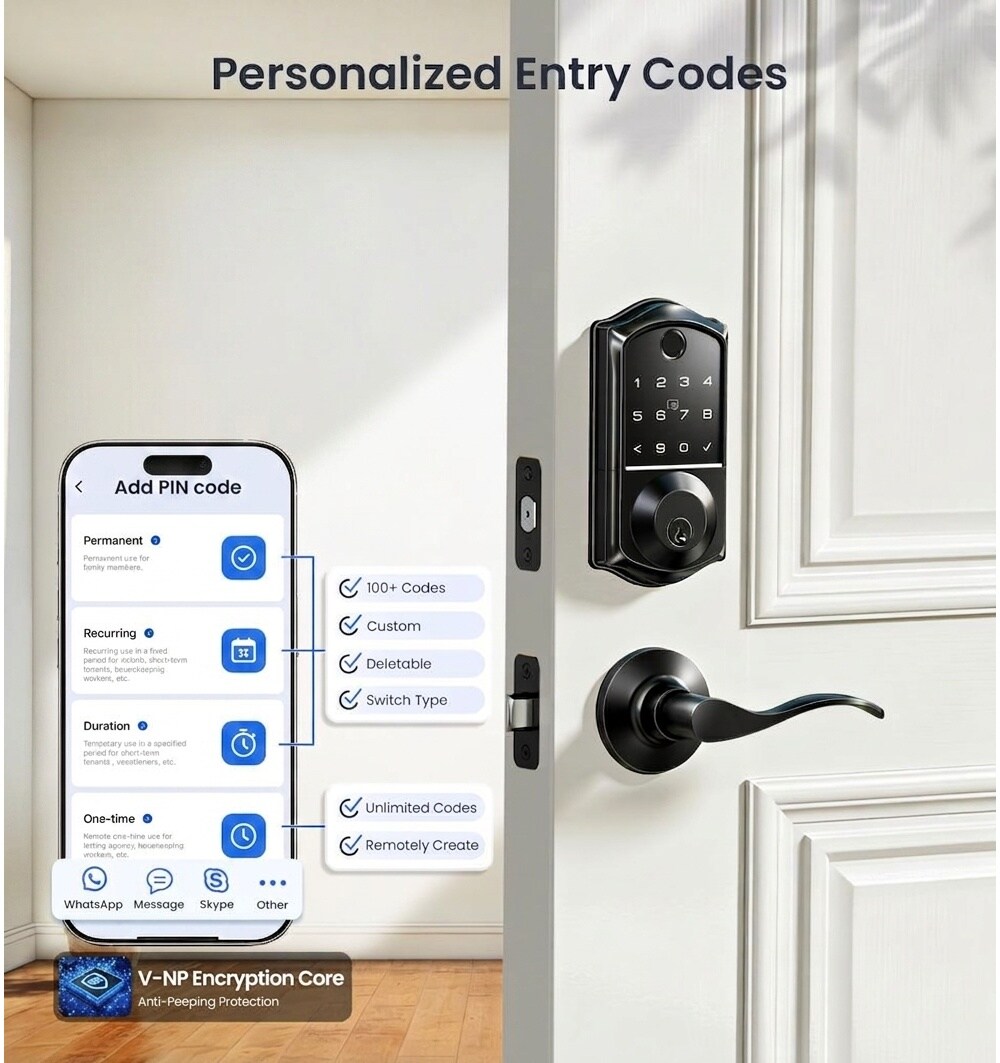 Etokfoks LETOKWBF9 Electronic-Door-Locks - View #3
