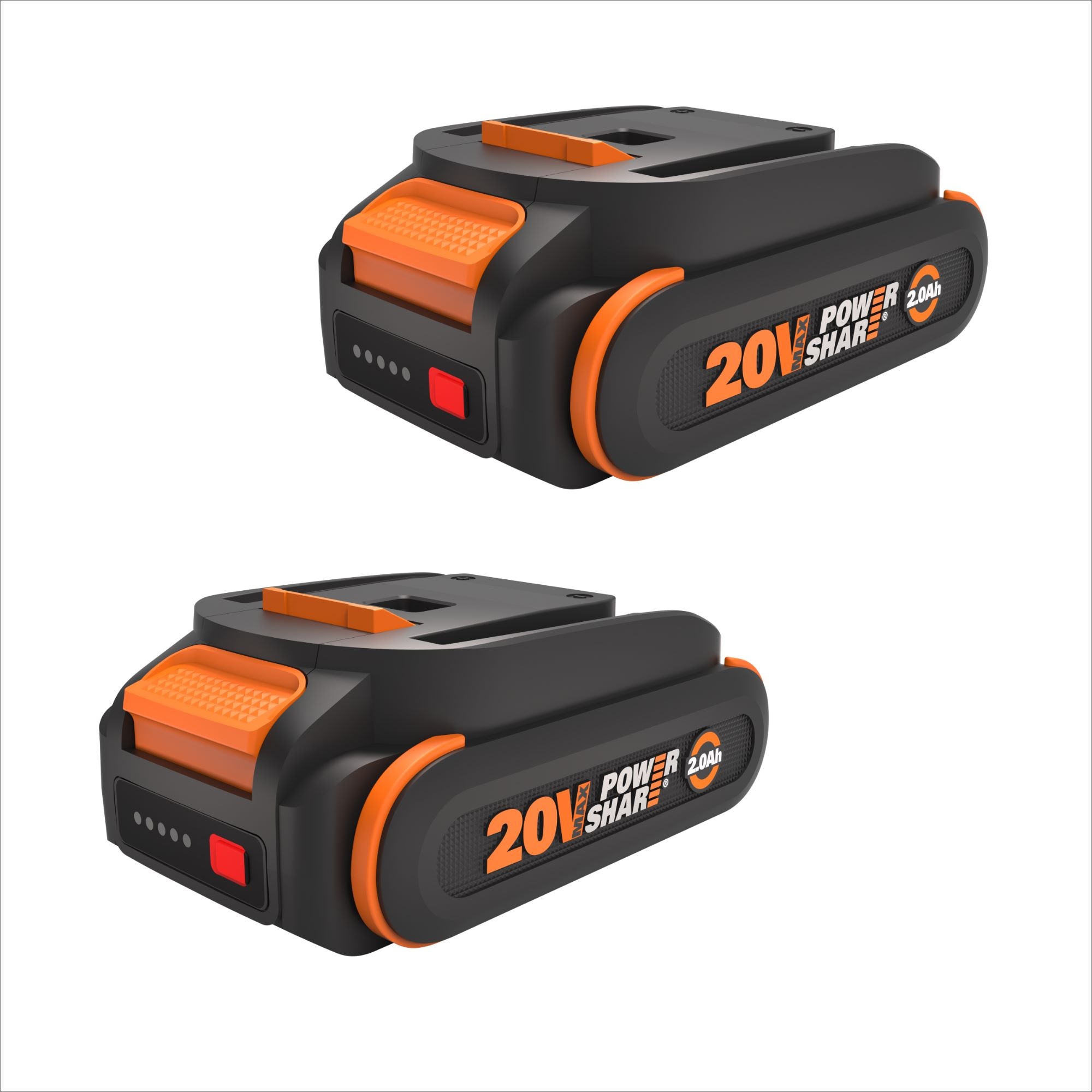 WORX PowerShare 20 -Volt 2 -Pack Lithium-ion ( 2 Ah Battery Kit ) #WA3669.2