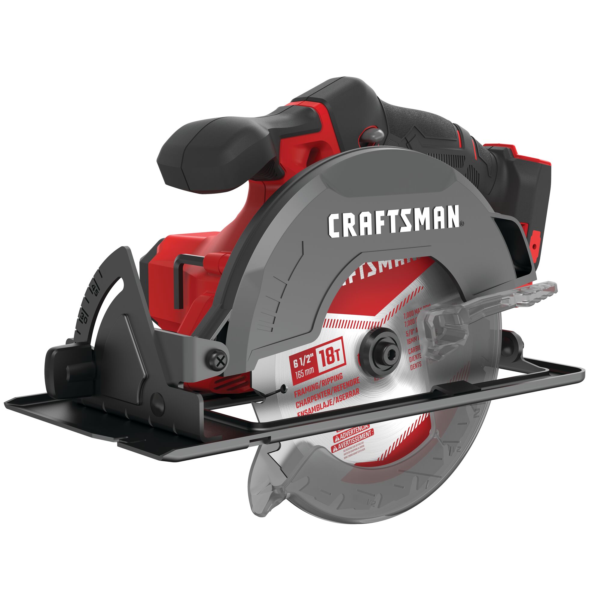 CRAFTSMAN V20 20-volt Max 6-1/2-in Cordless Compact saw