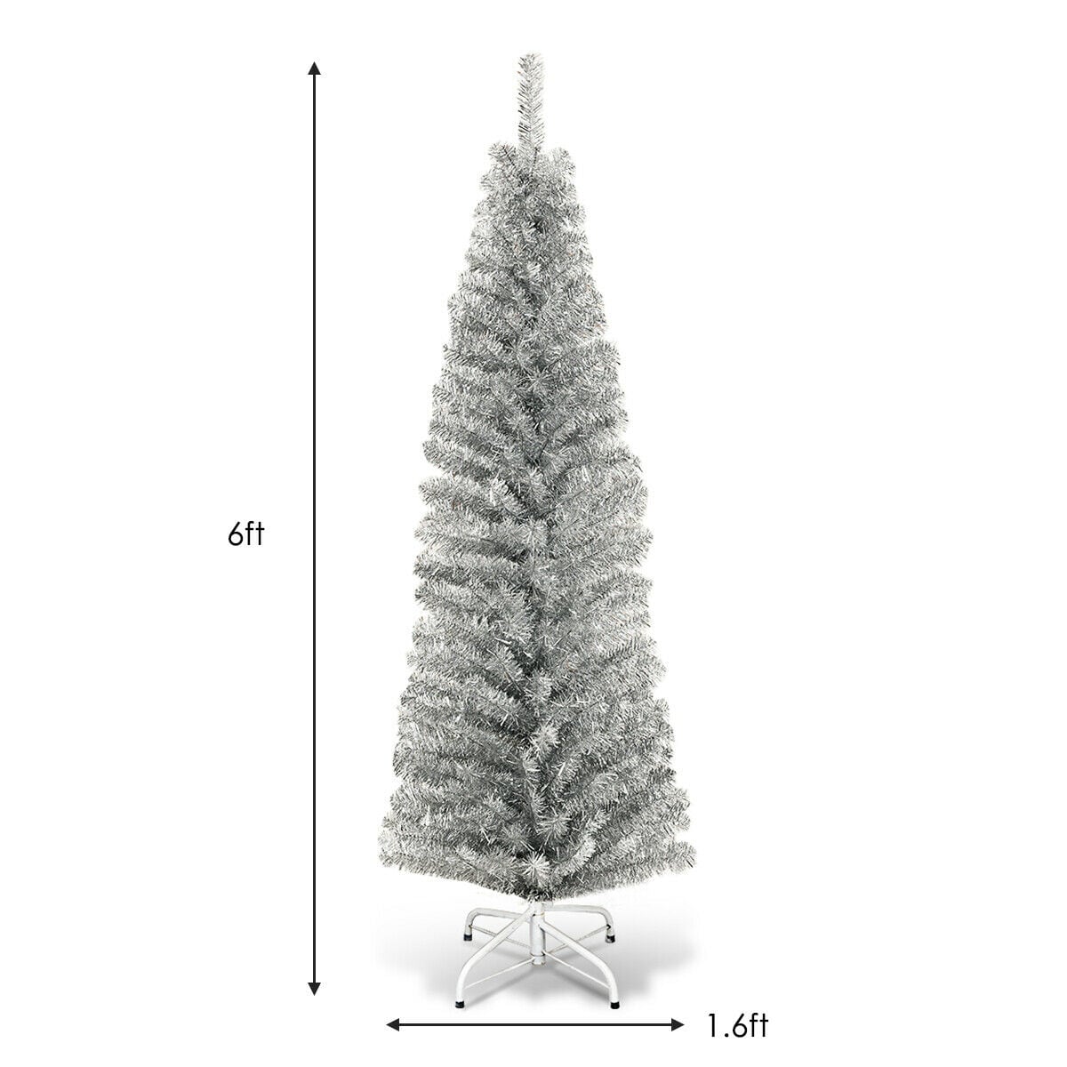 WELLFOR GD-X4Y0T-GN Artificial-Christmas-Trees - View #2