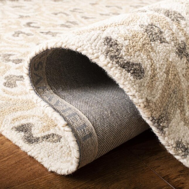 Safavieh Blossom Penelope 5 X 8 (ft) Wool Ivory/Taupe Indoor Abstract ...