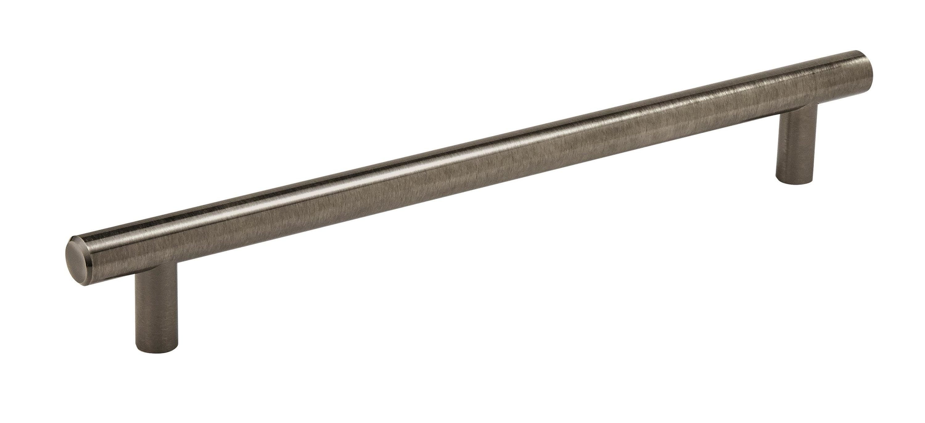 Amerock BP54008GM Bar Pulls 12-in , 305mm Center to Center Gunmetal Cylindrical Bar For Use on Appliances Drawer Pulls