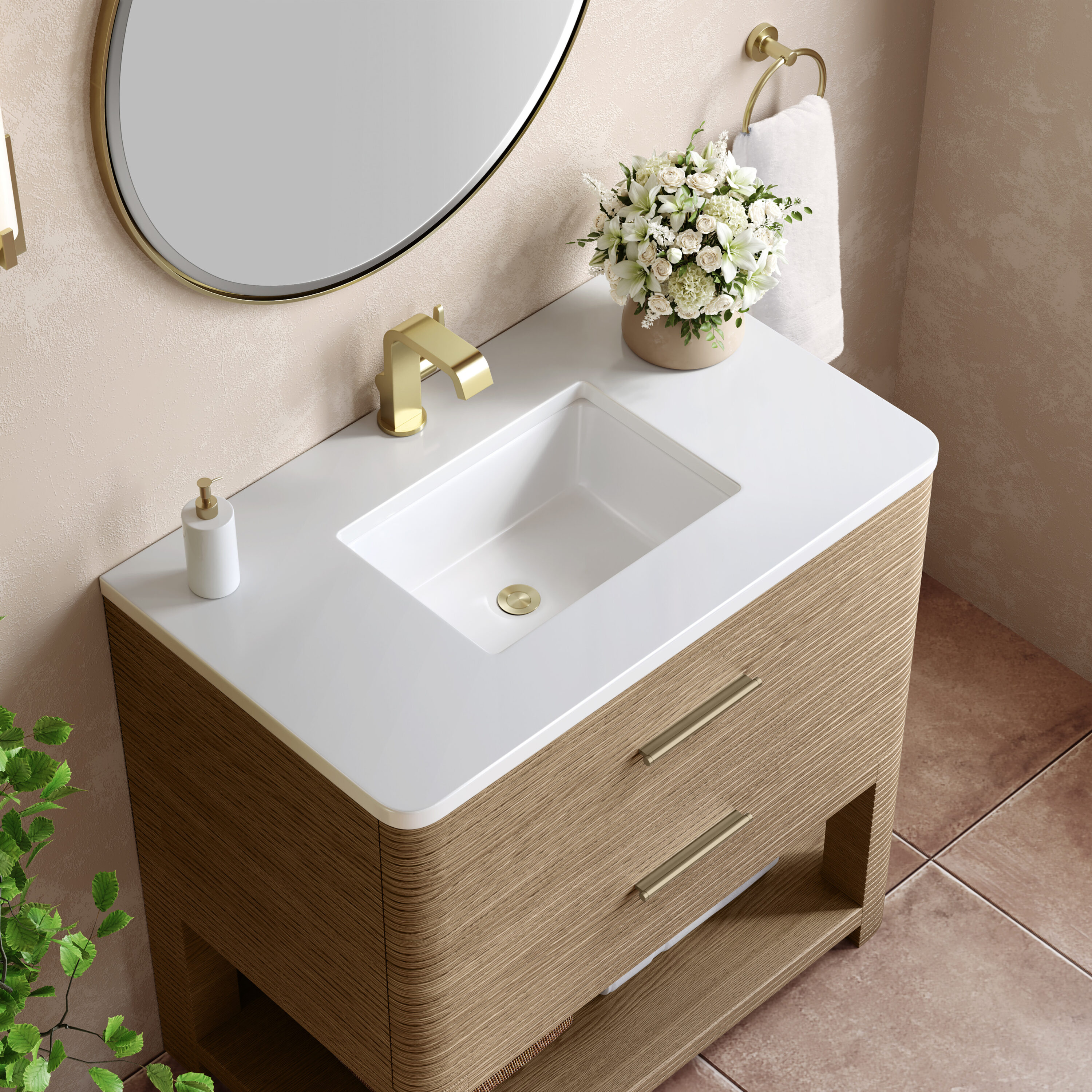 James Martin Vanities D704-V36-PBO-3WZ Bath-Vanity-Combo - View #4