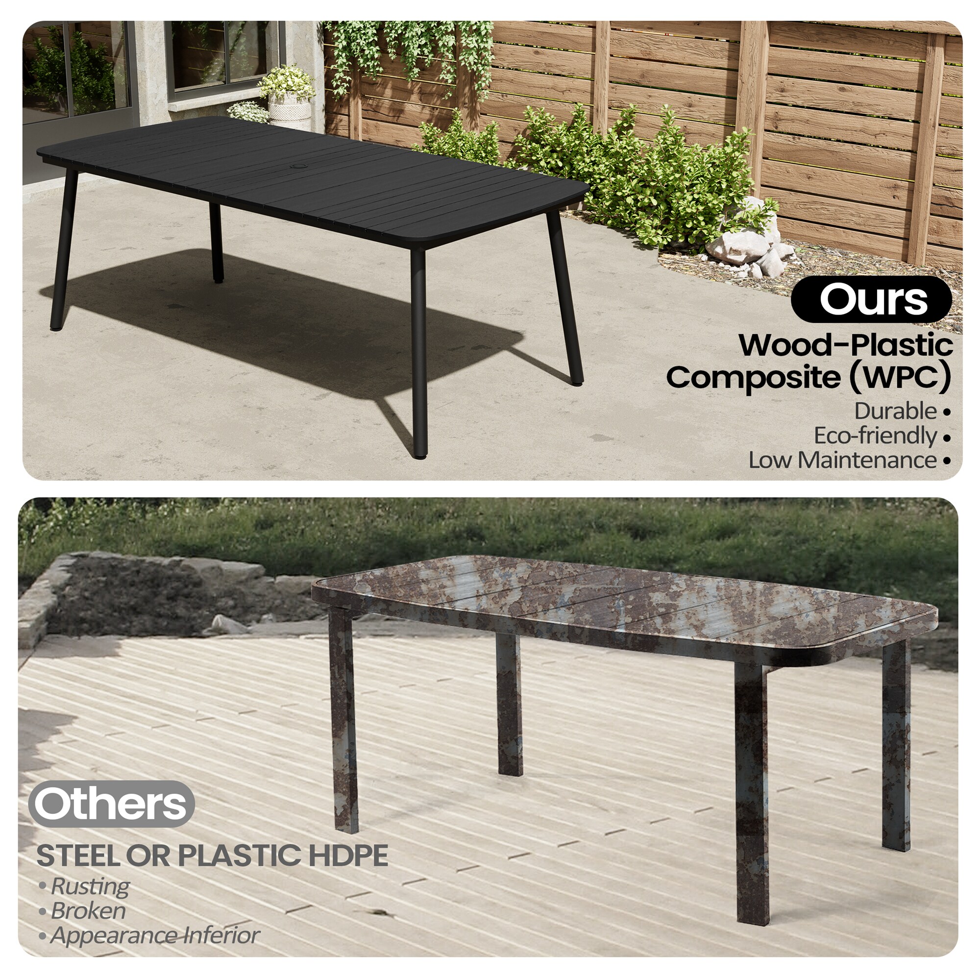 Crestlive Products CL-TB059BLK210 Patio-Tables - View #8