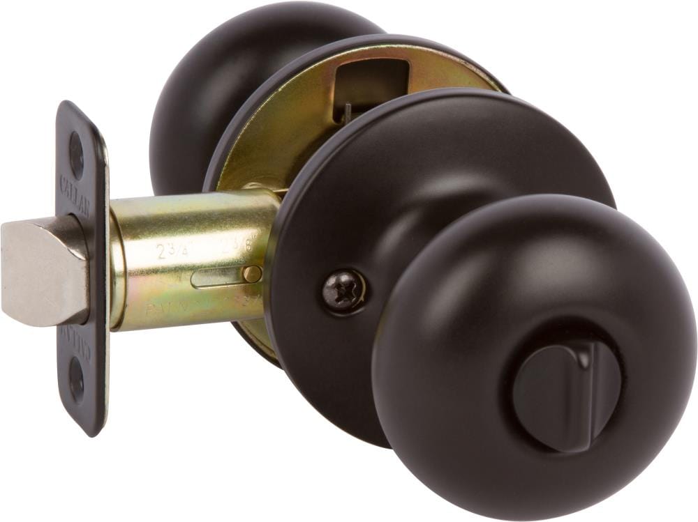 Delaney Hardware KS1024 Saxon Black Interior/Exterior Bed/Bath Privacy Door Knob