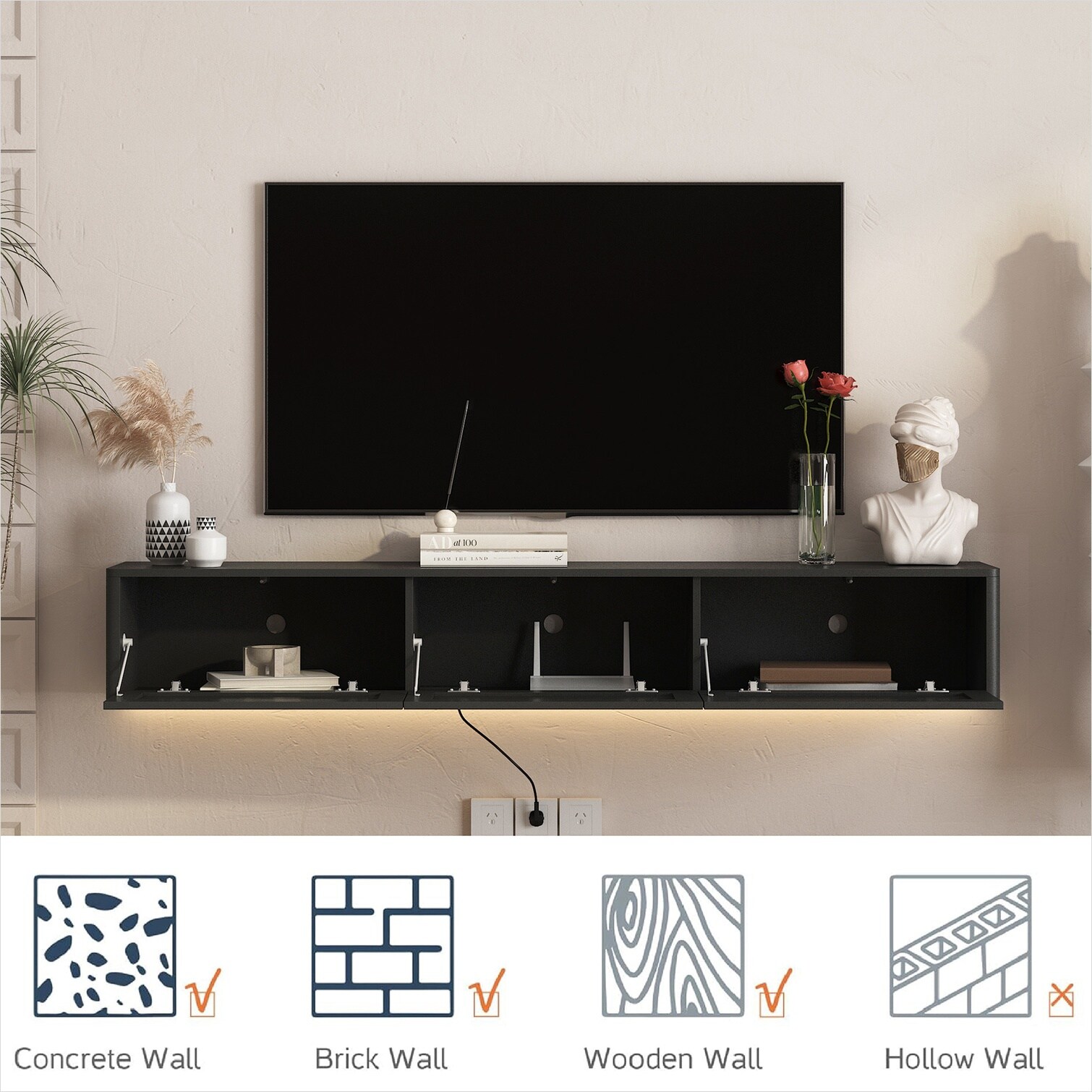 SUNCREAT MXYISNRMBUJE Tv-Stands - View #7