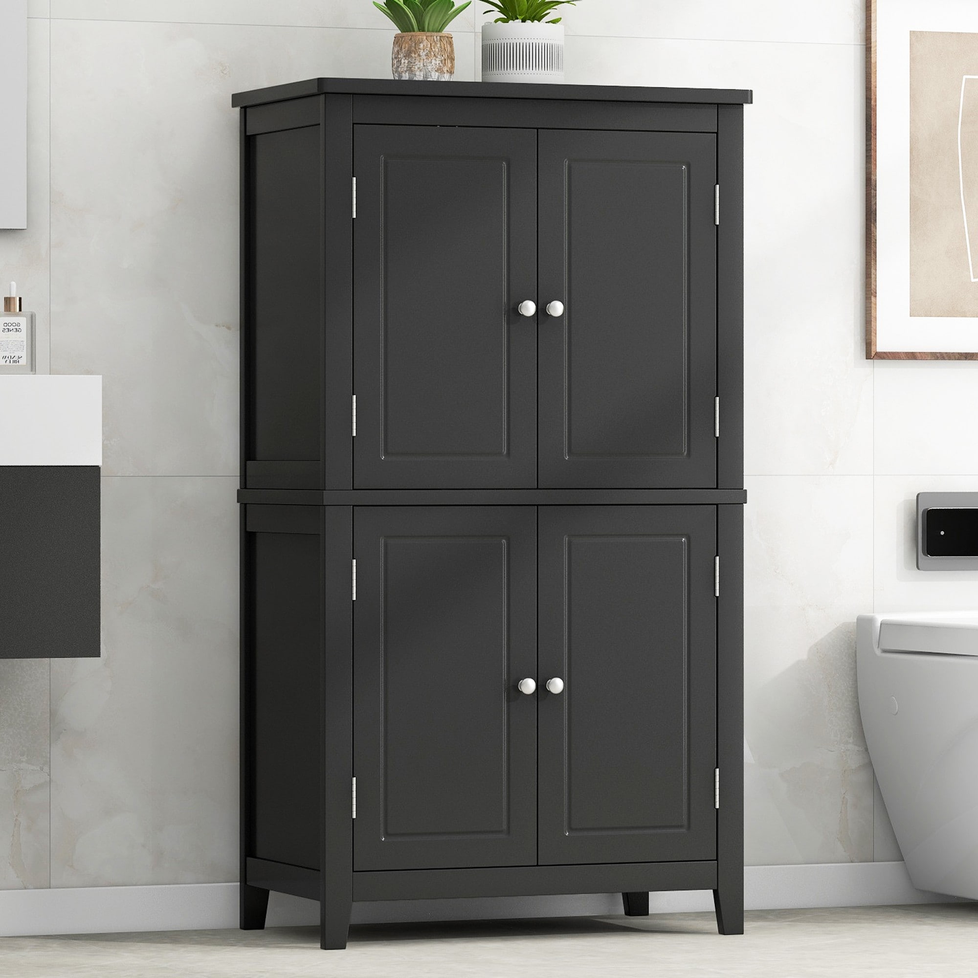 Dexmalle N725P188461B Elegant Bathroom Floor Storage Cabinet