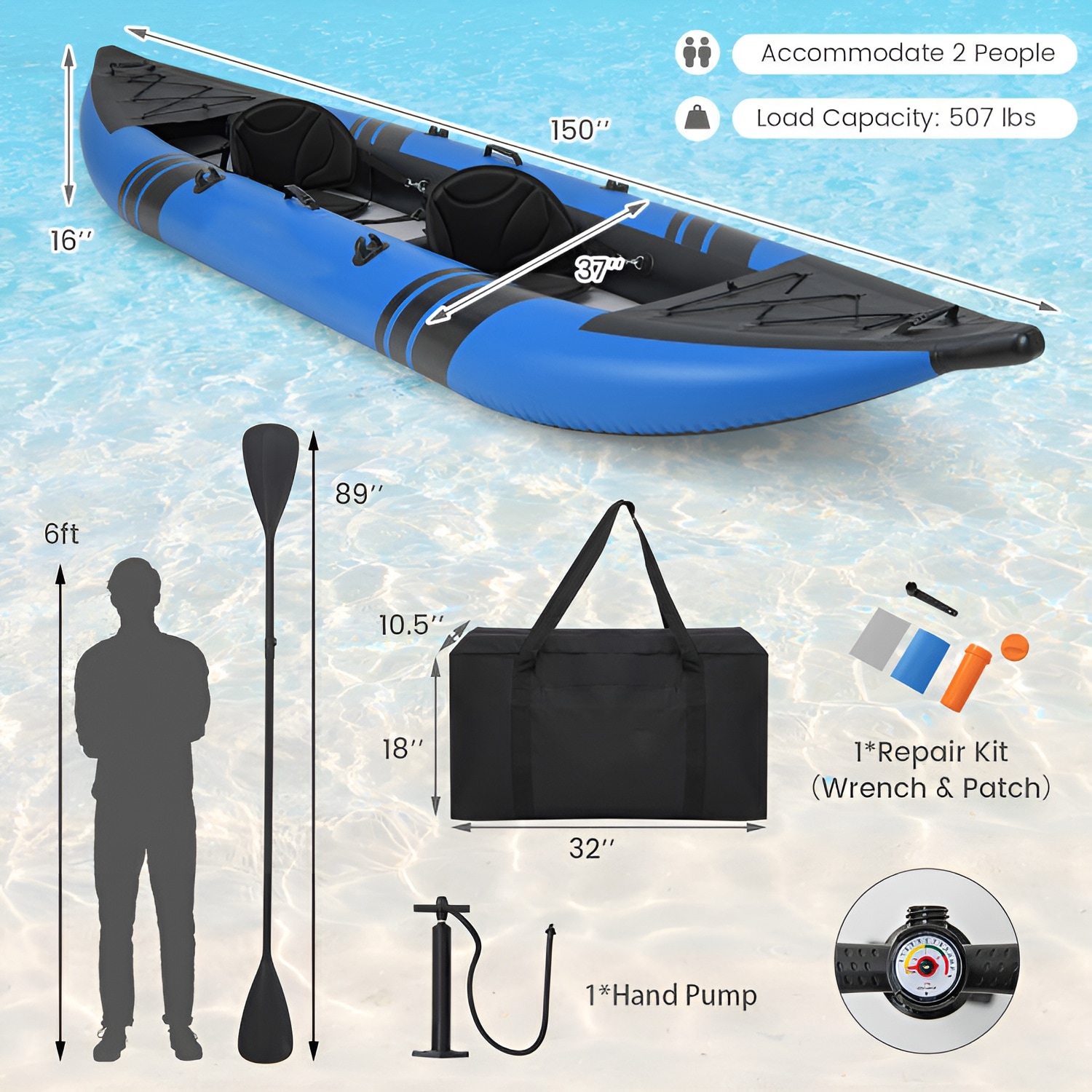 Slickblue D-CO-LB-01083PS kayaks - View #2