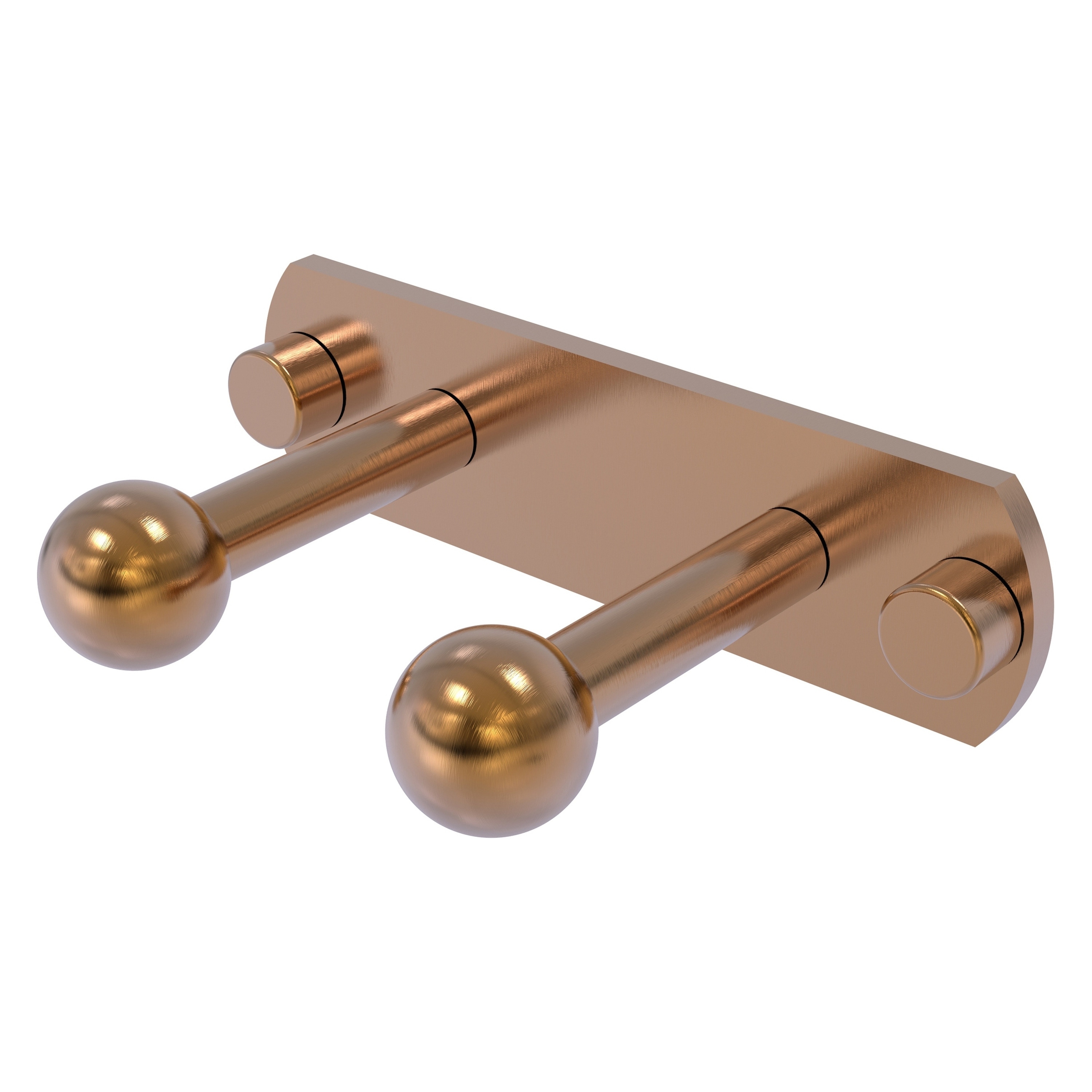 Allied Brass P1000-20-2-BBR Prestige Skyline Brushed Bronze Double -Hook Wall mount Towel Hook