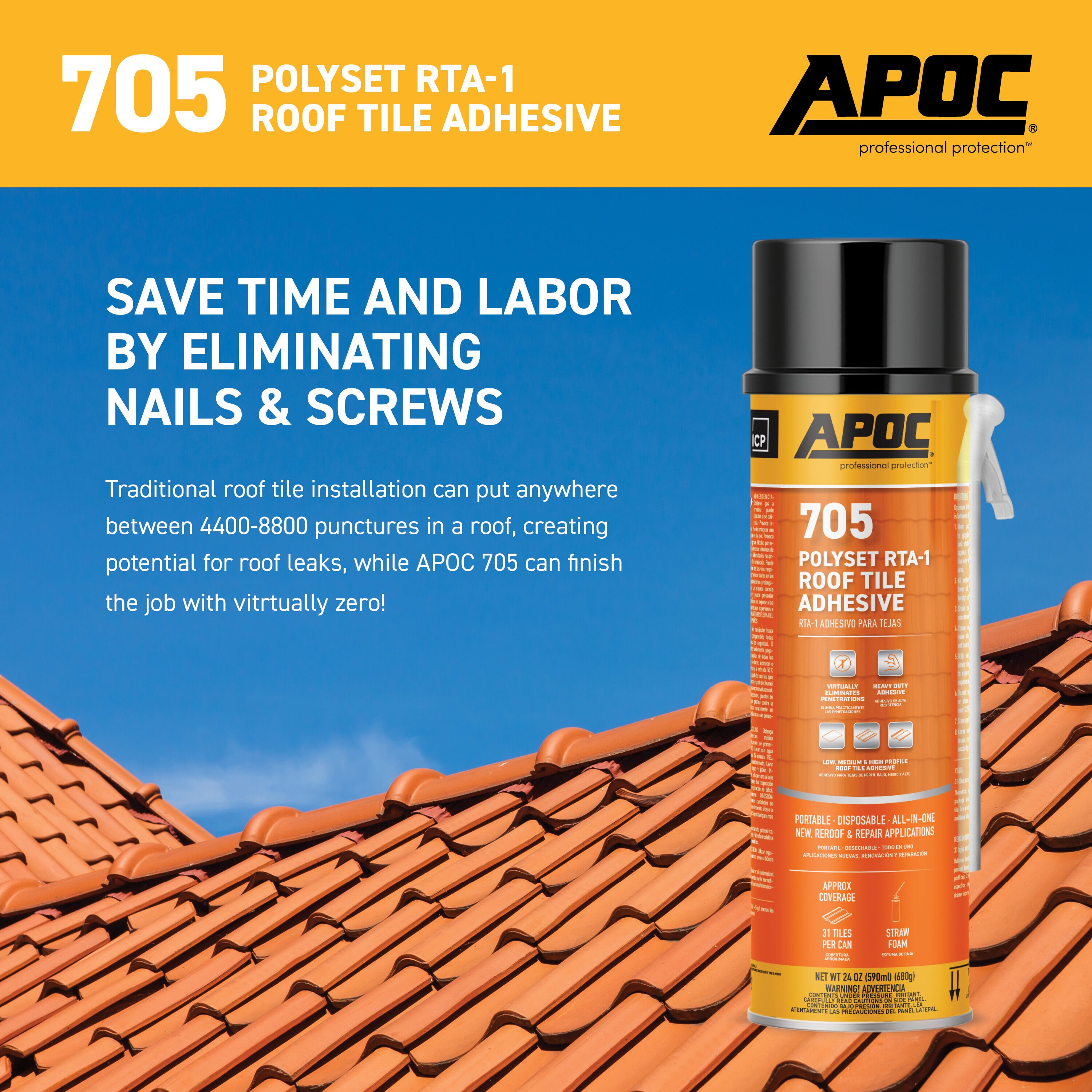 APOC AP-705-24SF Roof-Adhesives - View #10
