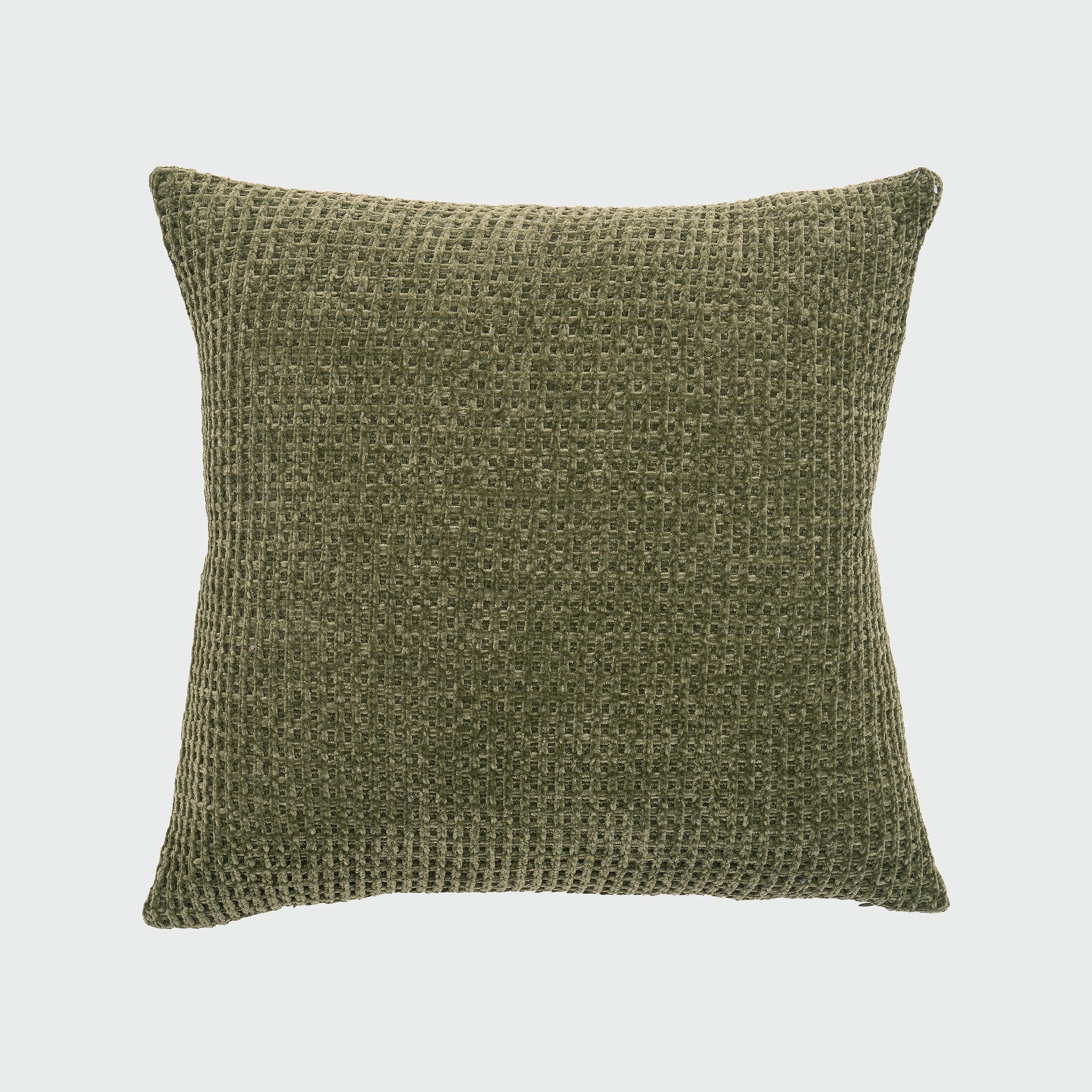 Arch Tufted Square Chenille Pillow