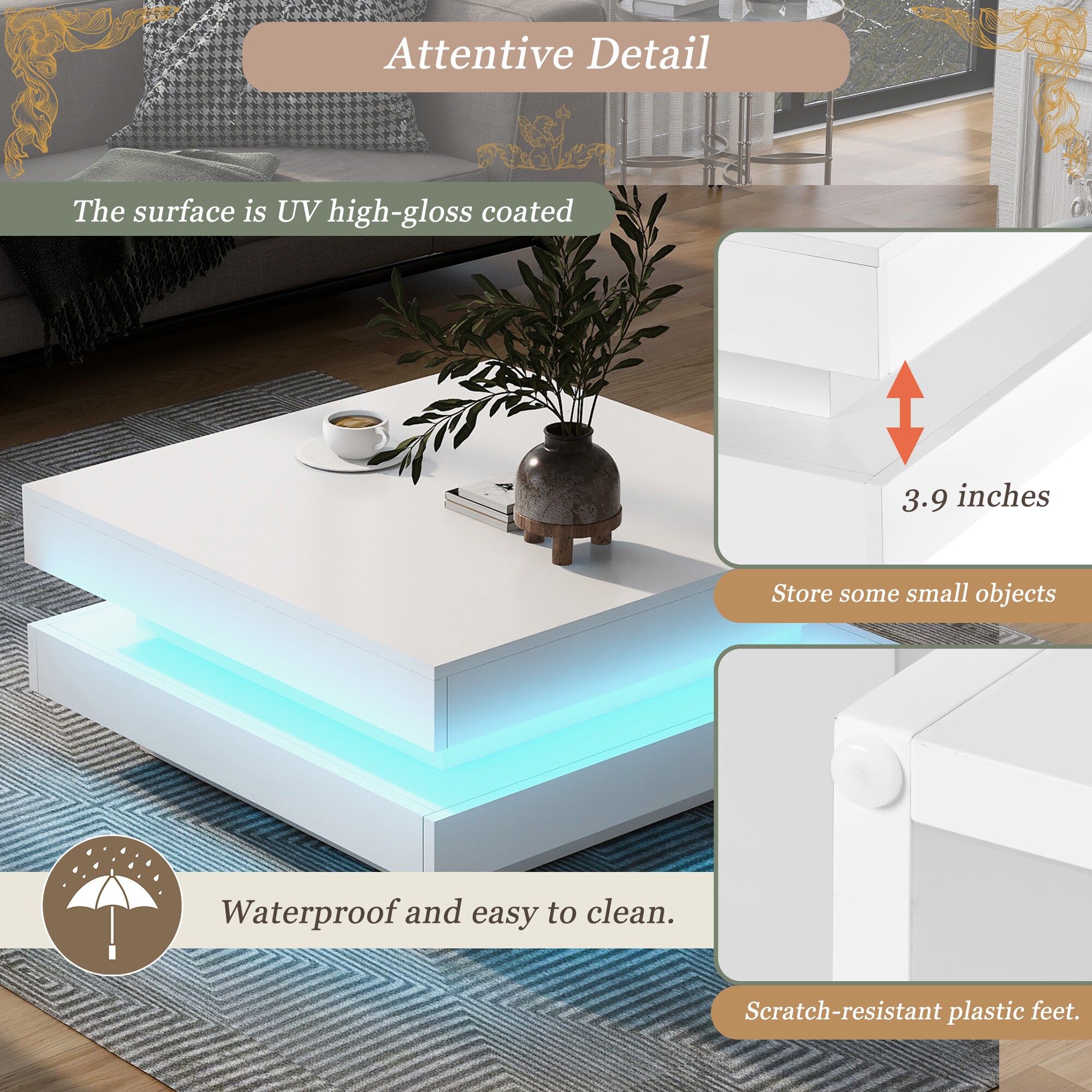 LOVMOR SF-M-WF295997AAK Coffee-Tables - View #4