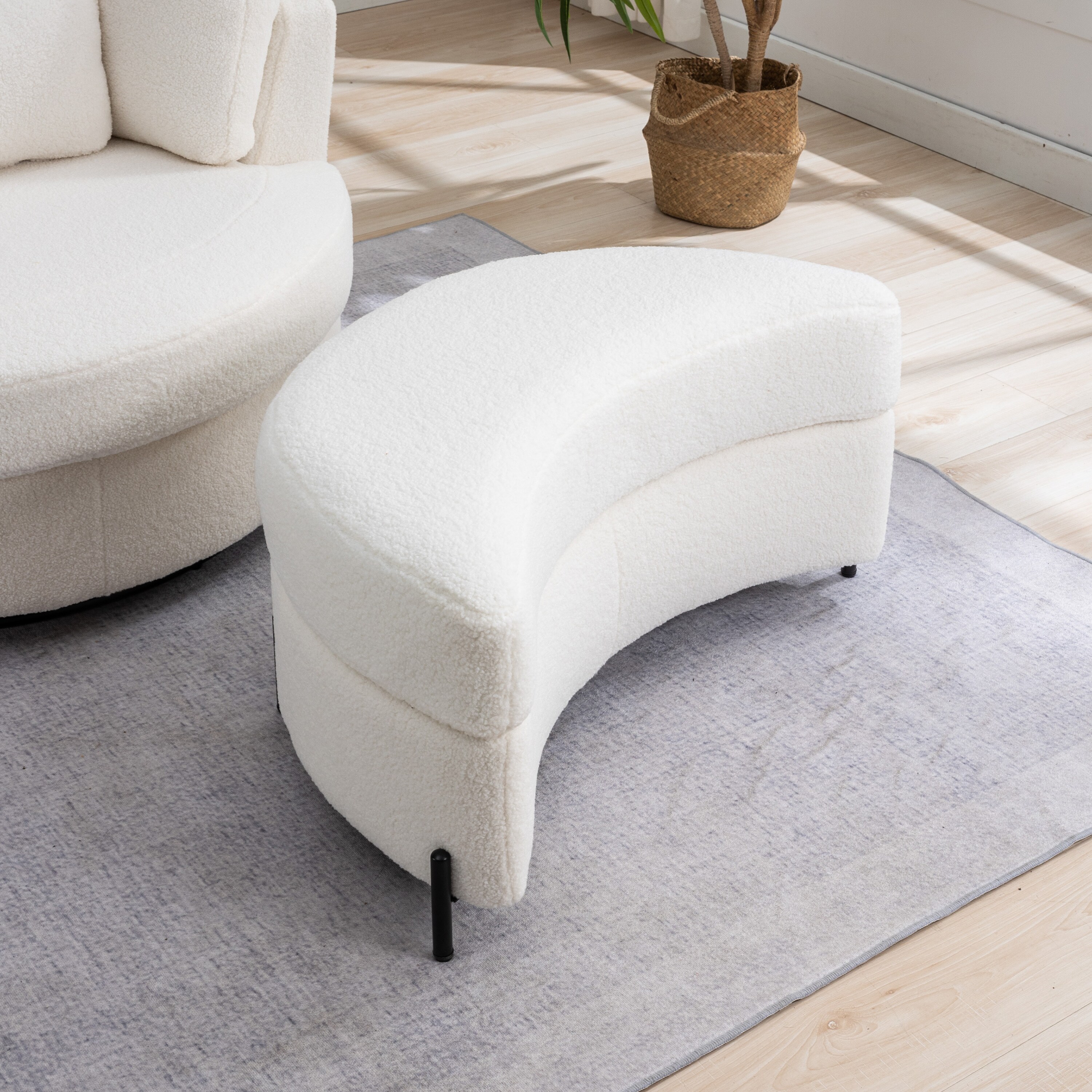 Hrinhom HC-W4001-IVORY Indoor-Ottomans - View #4