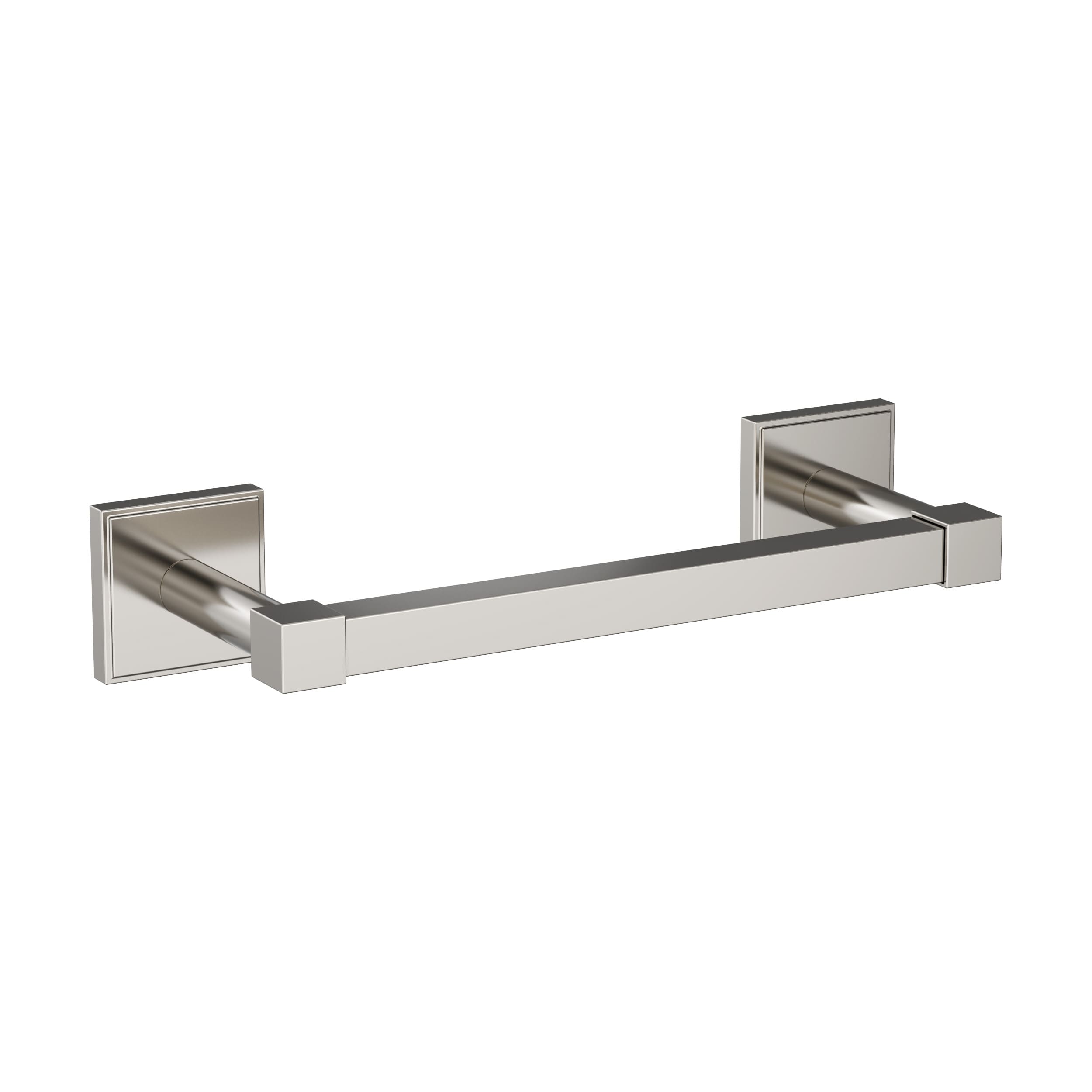 Amerock BH36075PN Appoint 8-in Polished Nickel Wall mount Single Towel Bar
