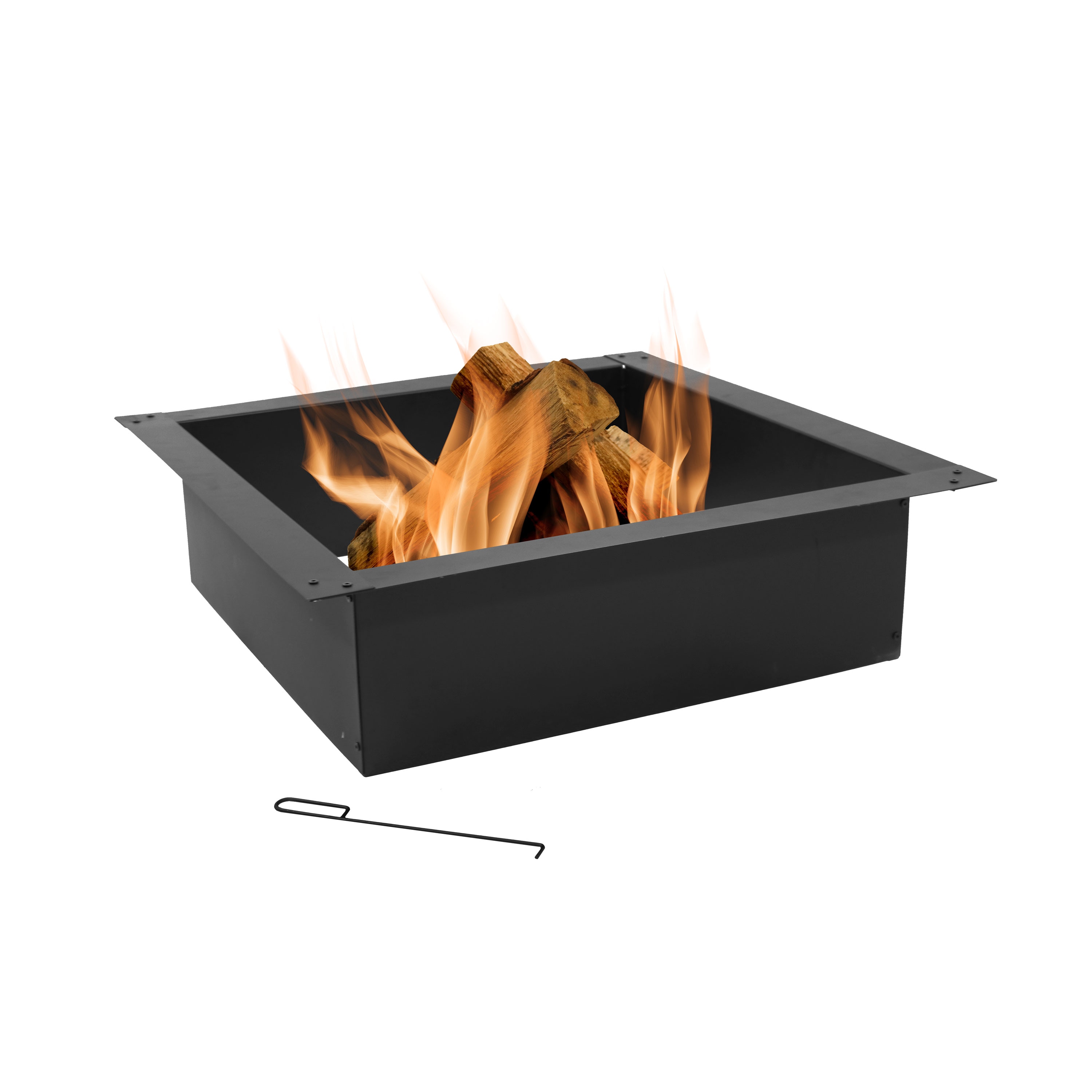 Necessories Grand 48 in. Fire Pit Kit in Bluestone with Cooking Grate  3500006 - The Home Depot