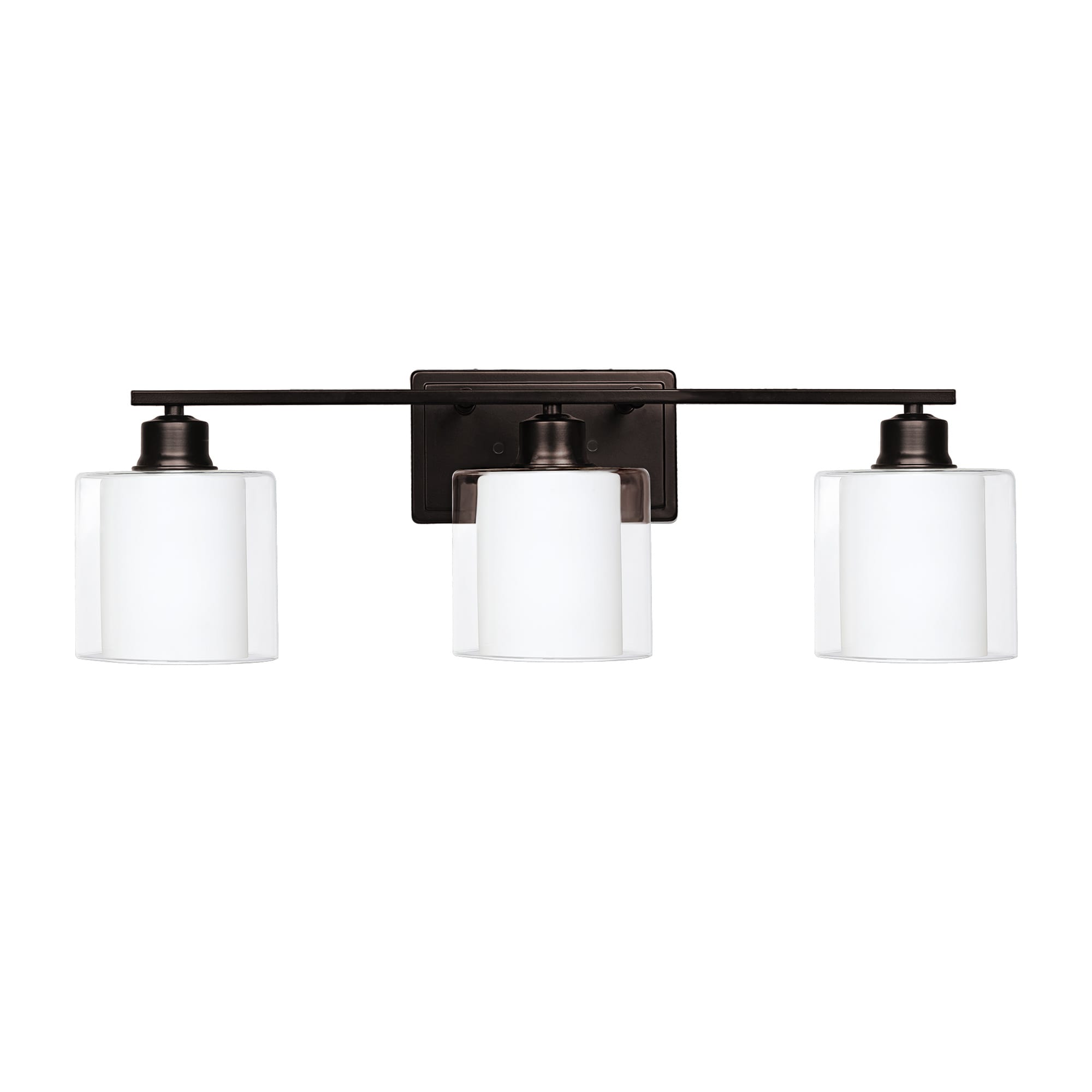 Lucere VT352400-ORB Vanity Light 24.75-in 3 -Light Oil-rubbed Bronze Modern/contemporary Vanity light